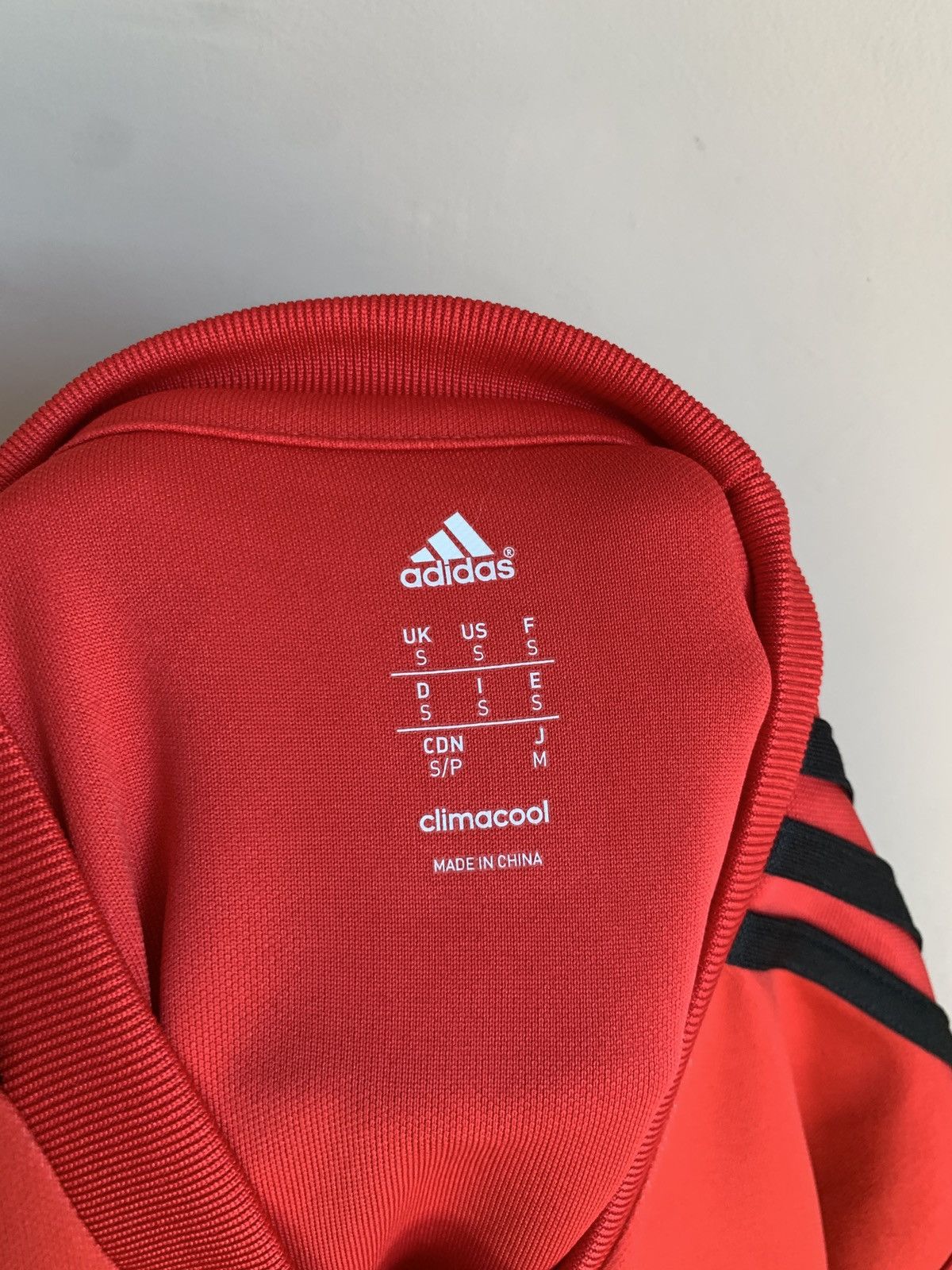 Adidas Manchester United 2015 Football Long Sleeve Shirt Soccer S Size US M / EU 48-50 / 2 - 9 Thumbnail