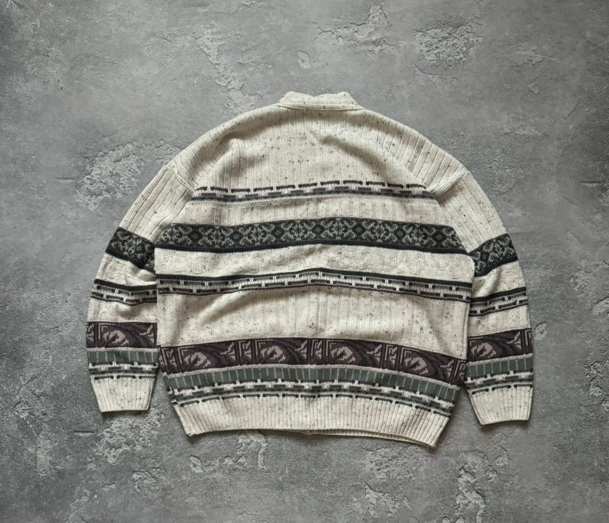 Japanese Brand × Vintage Coogi style Carlo colucci vintage cardigan knitwear sweater Size US XL / EU 56 / 4 - 8 Thumbnail