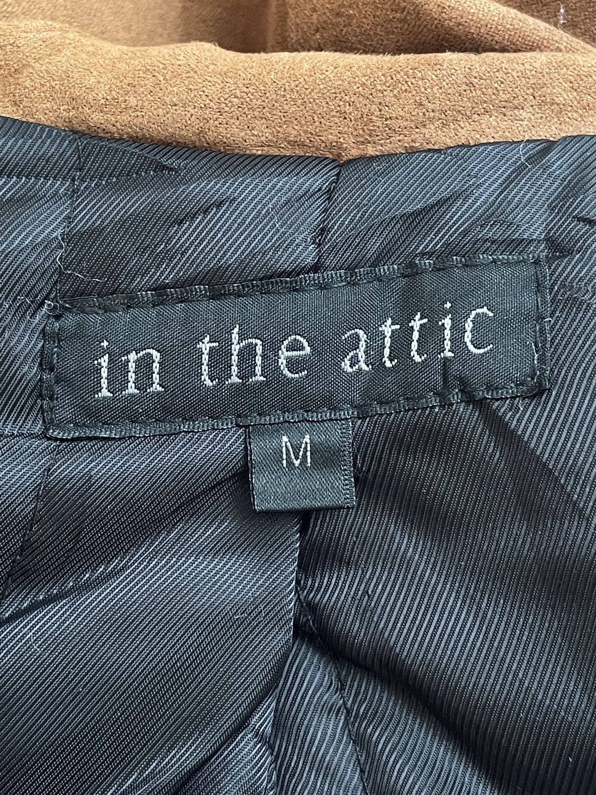 In The Attic Vintage Brand In The Attic Sweat Leather Zipper Jacket 2000s Size US M / EU 48-50 / 2 - 9 Thumbnail