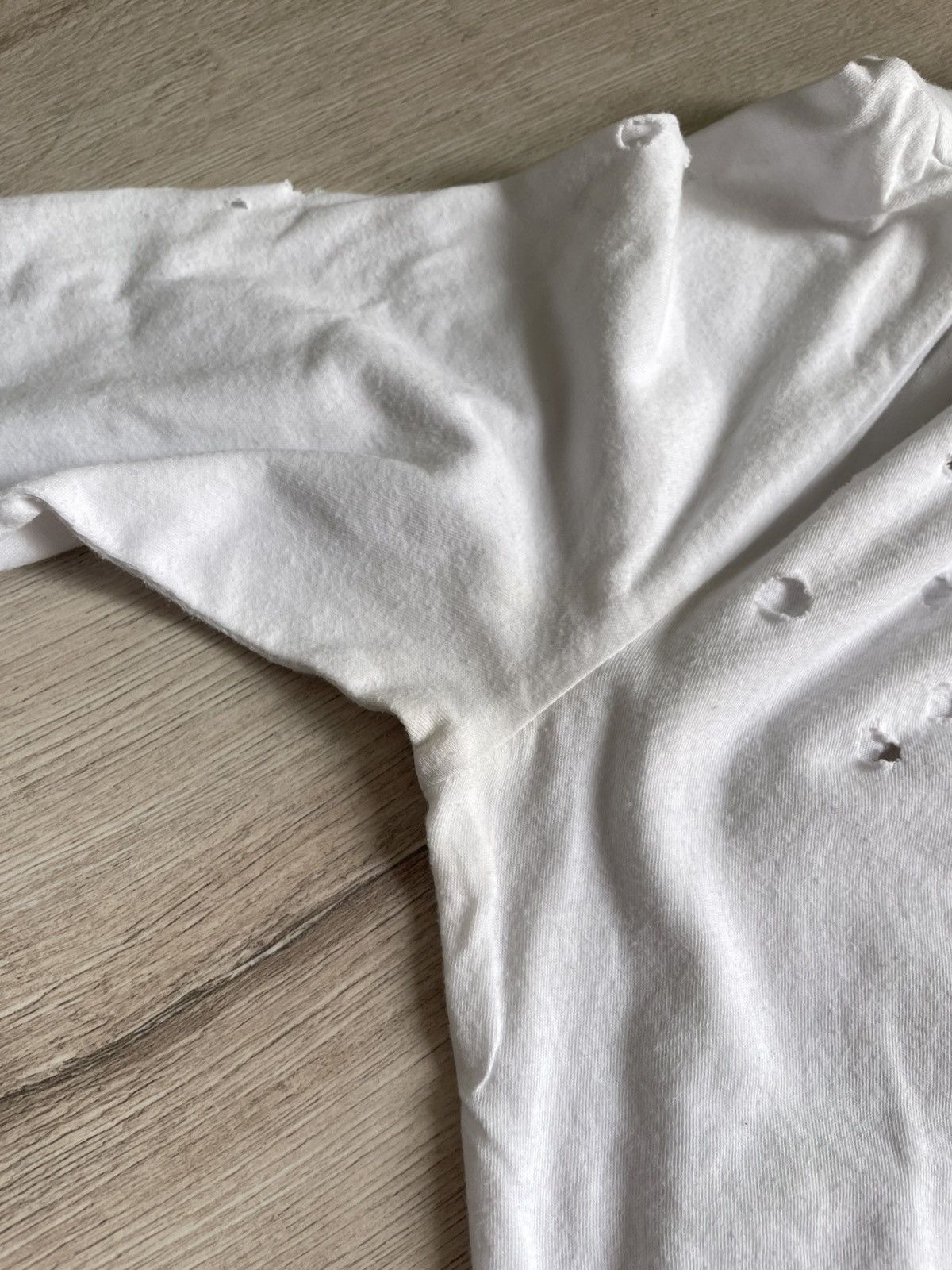 Designer × Kendall And Kylie Kendall + Kyle Distressed White Long-sleeve Size S / US 4 / IT 40 - 13 Thumbnail