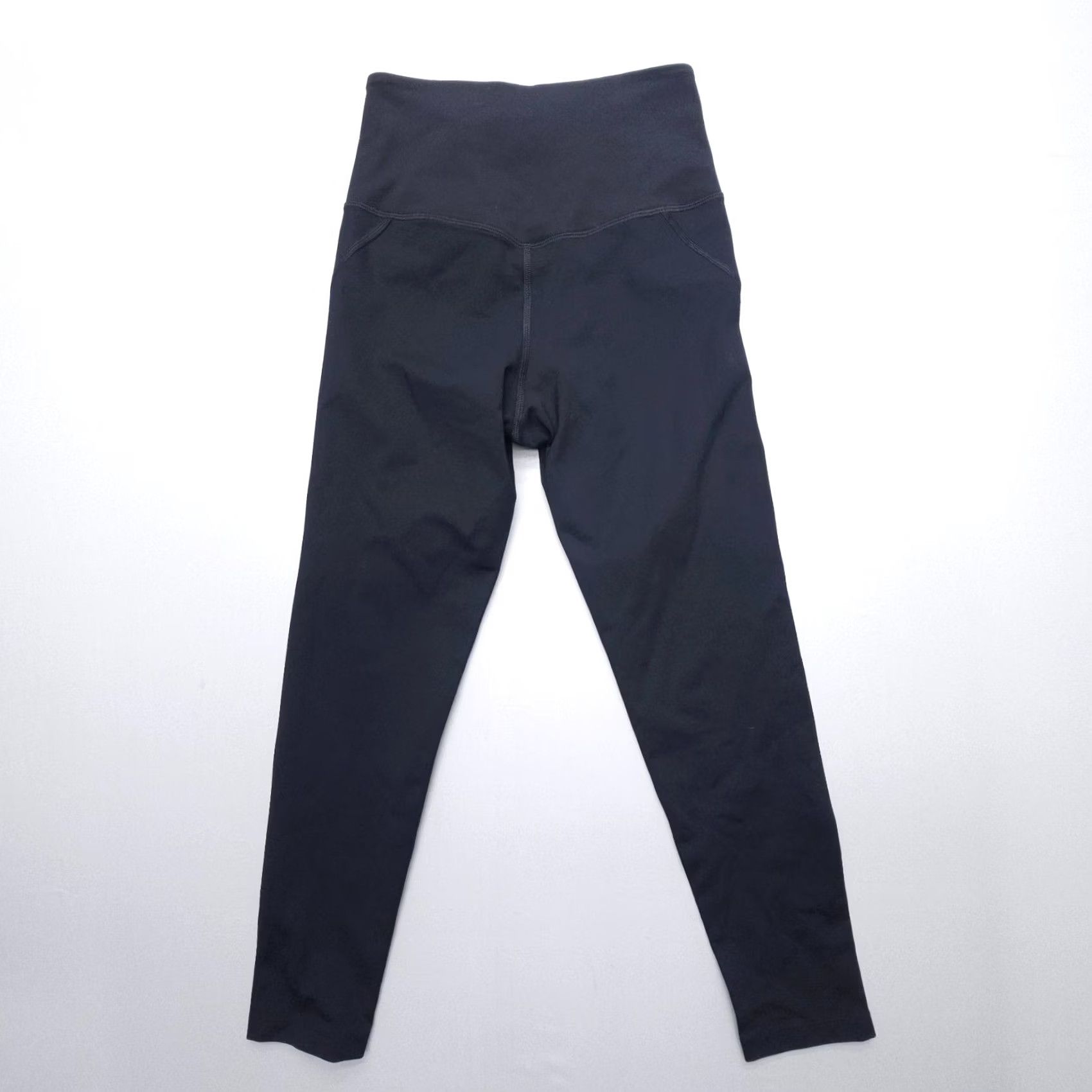 Girlfriend Collective Girlfriend Collective High Waist Crop Leggings Womens Small Black Yoga Gym EUC Size 28" / US 6 / IT 42 - 2 Thumbnail