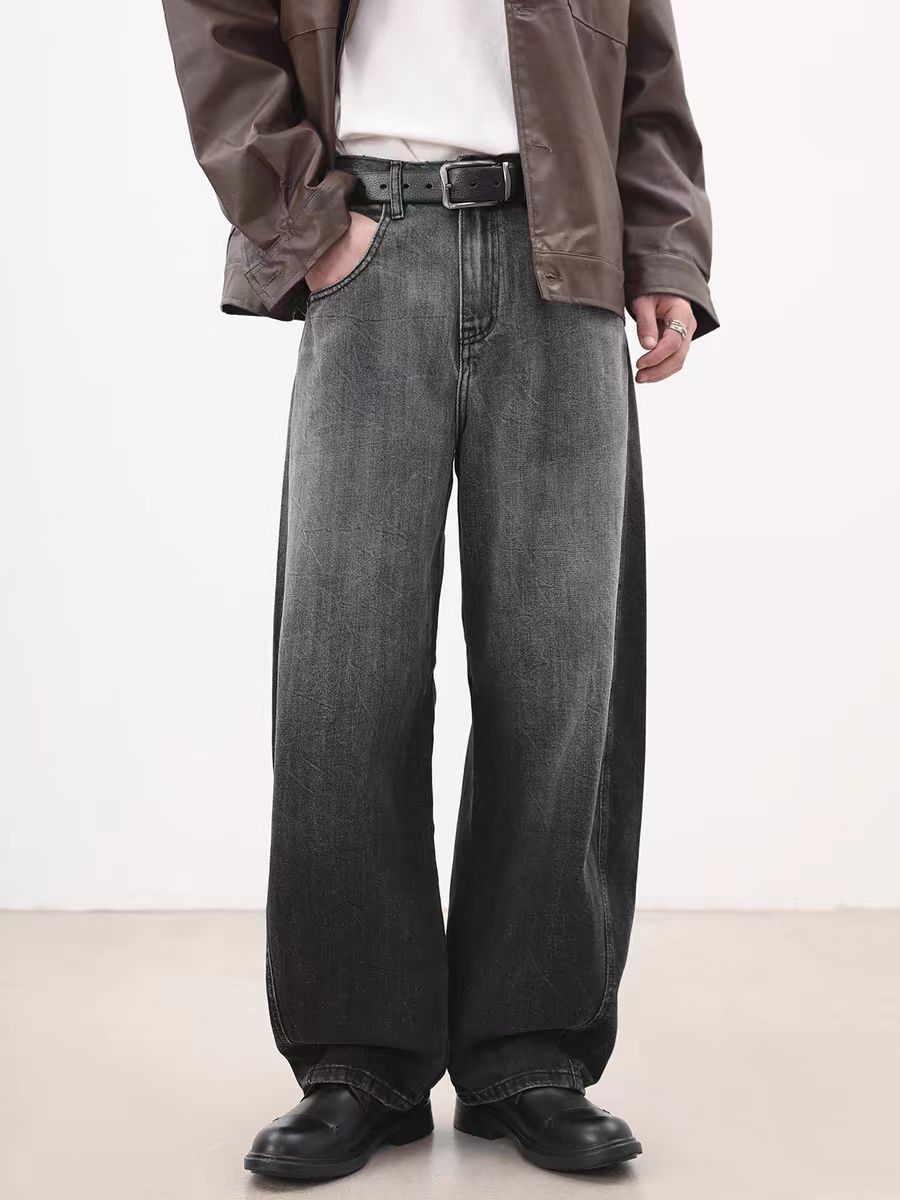 Japanese Brand × Vintage Vintage Street Gradient Loose Casual Jeans Size US 36 / EU 52 - 3 Thumbnail