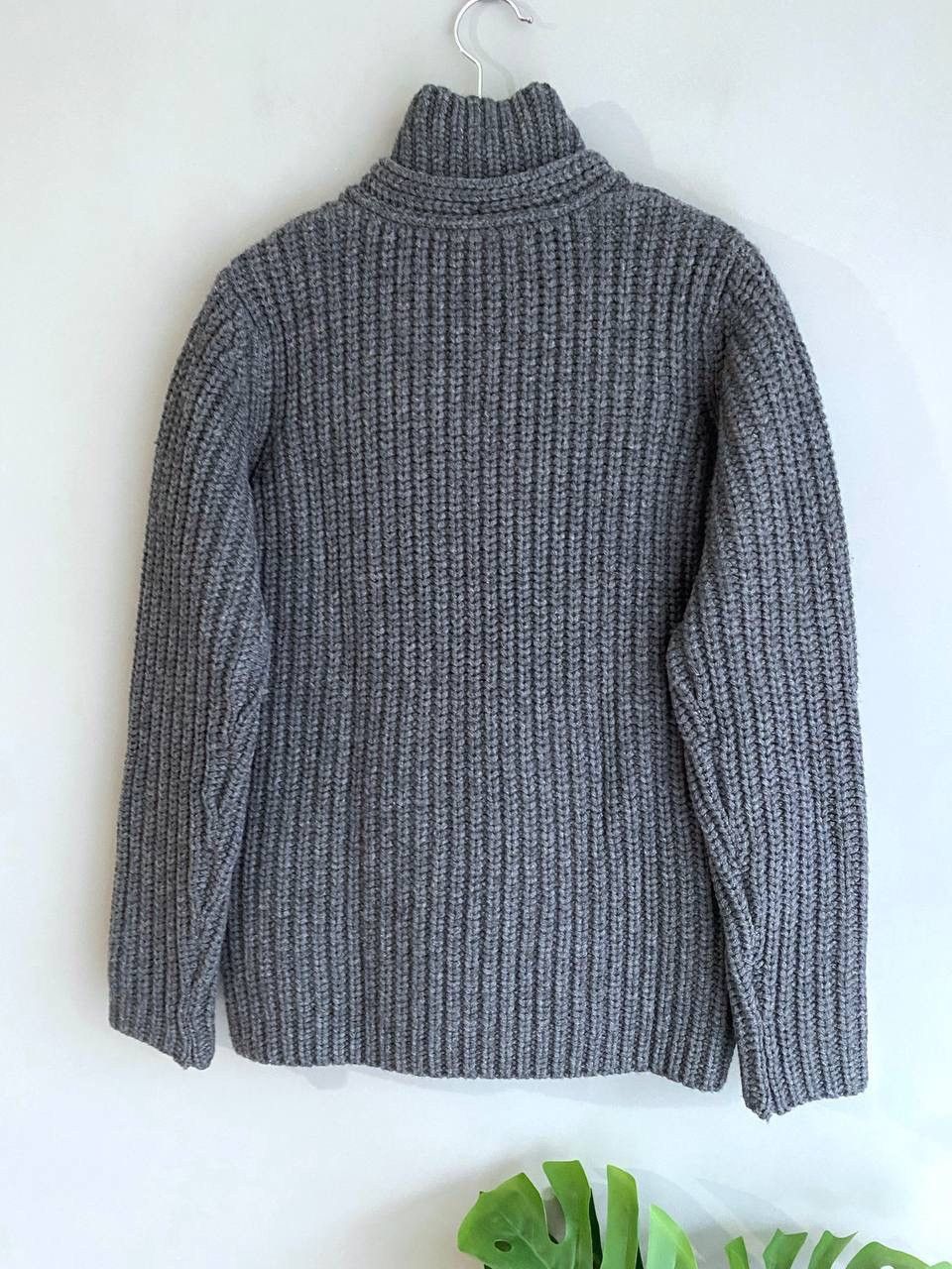 Boggi Boggi Milano Knit Merino Wool Button Cardigan Vest Lining, S Size US S / EU 44-46 / 1 - 9 Thumbnail