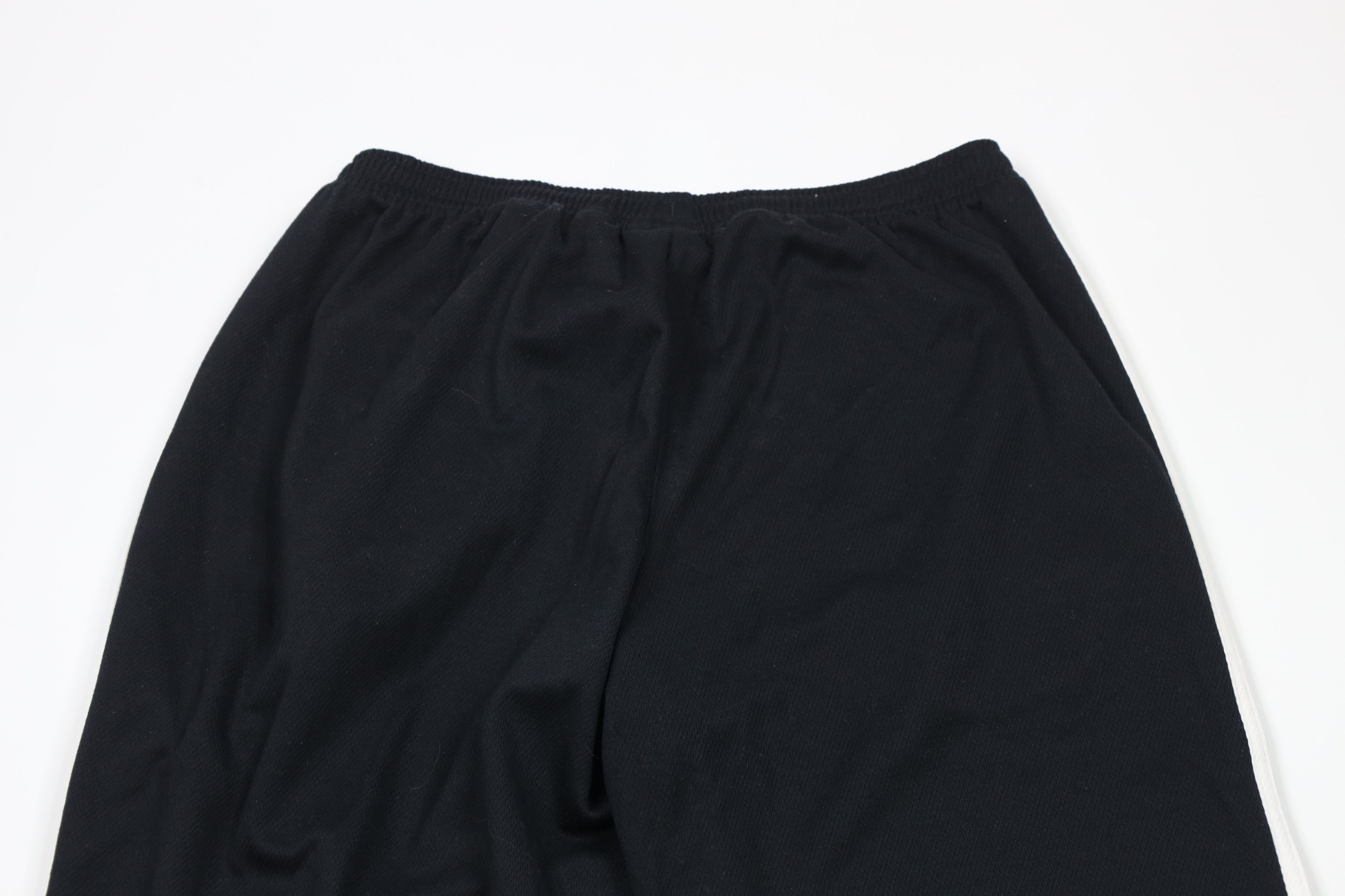 Adidas × Vintage Vintage 90s Y2K Adidas Flared Wide Leg Knit Pants Black Size 30" / US 8 / IT 44 - 12 Thumbnail