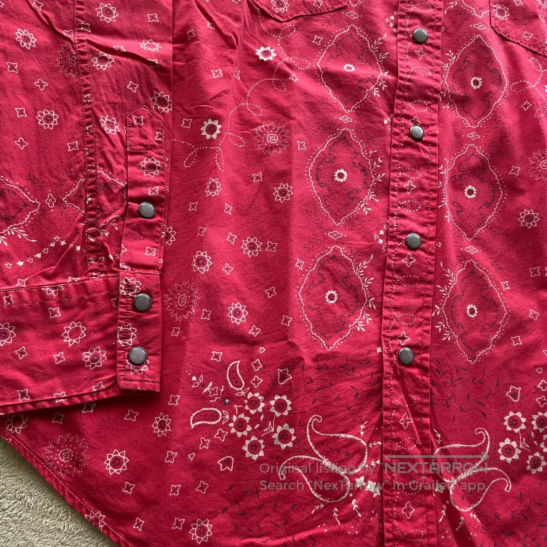 Ralph Lauren Sport Ralph Lauren Red Paisley Shirt. Size US S / EU 44-46 / 1 - 3 Thumbnail