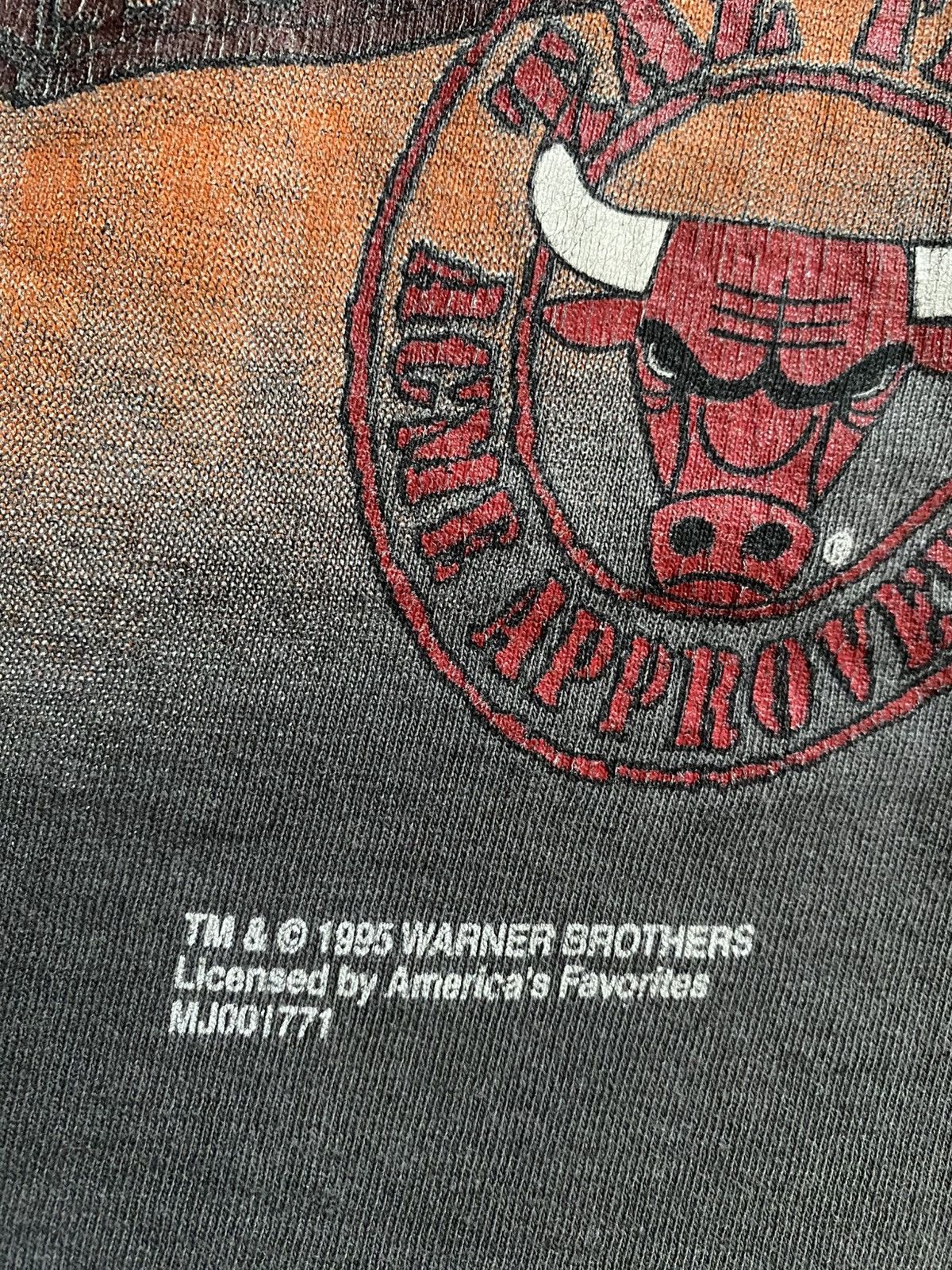 Vintage Vintage 1995 Chicago Bulls T shirt Size US M / EU 48-50 / 2 - 9 Thumbnail