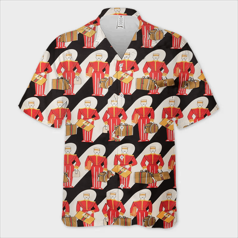 The Unbranded Brand × Vintage Graphic-Print Twill Shirt, Bold Art-Inspired Button-Up Size US L / EU 52-54 / 3 - 1 Thumbnail