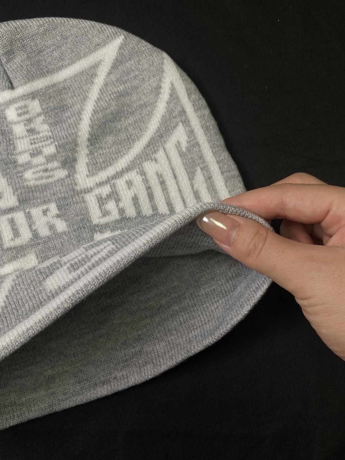 Japanese Brand Rare District8ny 8key Motorgang No Cuff Knit Gray Beanie Hat Size ONE SIZE - 6 Thumbnail