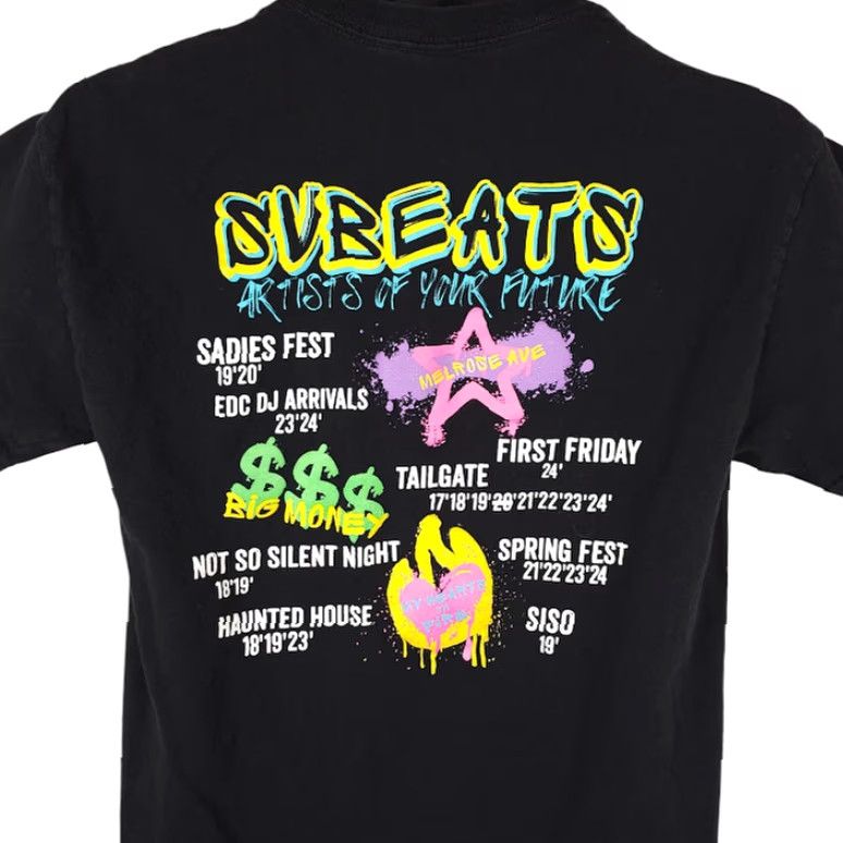 Gildan Gildan SV Beats T Shirt Mens M Black Music Production Sierra Vista High Shirt Mens Black SV Beats Band DJ 90s Fans Etc Size US M / EU 48-50 / 2 - 2 Thumbnail