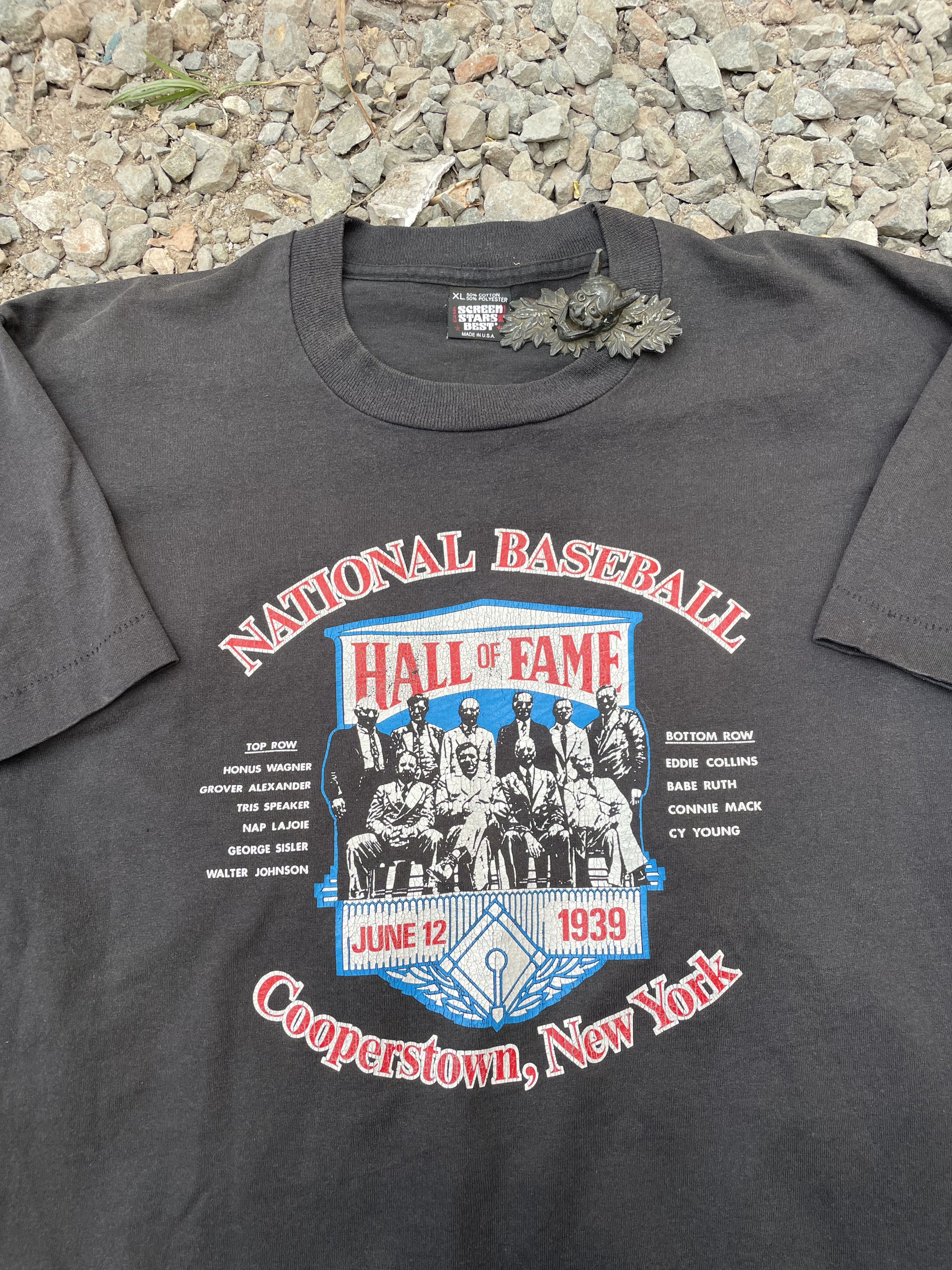 Vintage Vintage National Baseball Hall of Fame Shirt Size US XL / EU 56 / 4 - 1 Thumbnail