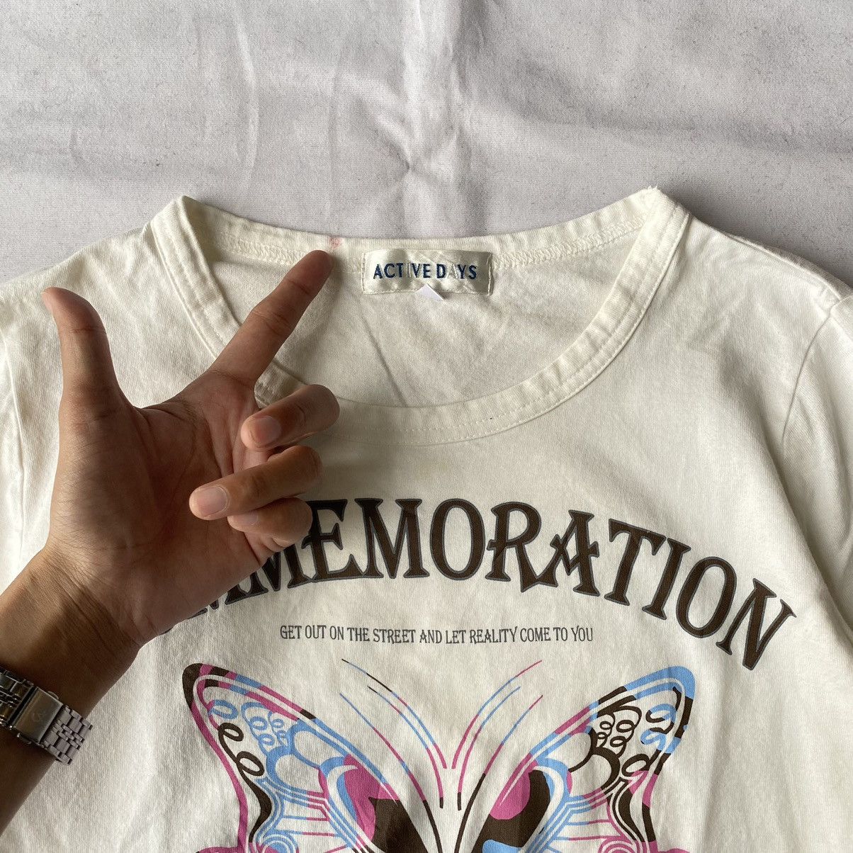 20471120 × If Six Was Nine × Japanese Brand Commemoration Butterfly Evolution Y2K Dreamy Fairycore Tees Size M / US 6-8 / IT 42-44 - 7 Thumbnail