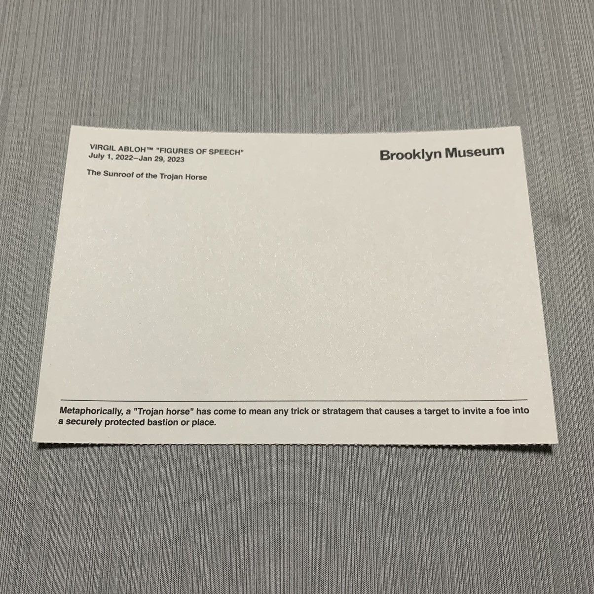 Virgil Abloh Virgil Abloh Postcard “European Art School” Size ONE SIZE - 6 Thumbnail
