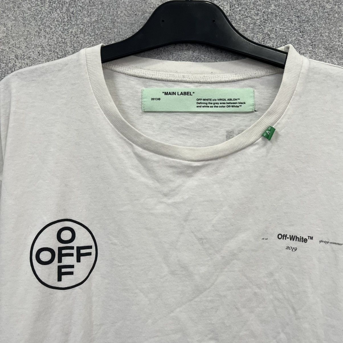 Off-White Off White T-shirt Big Logo White Size US S / EU 44-46 / 1 - 5 Thumbnail