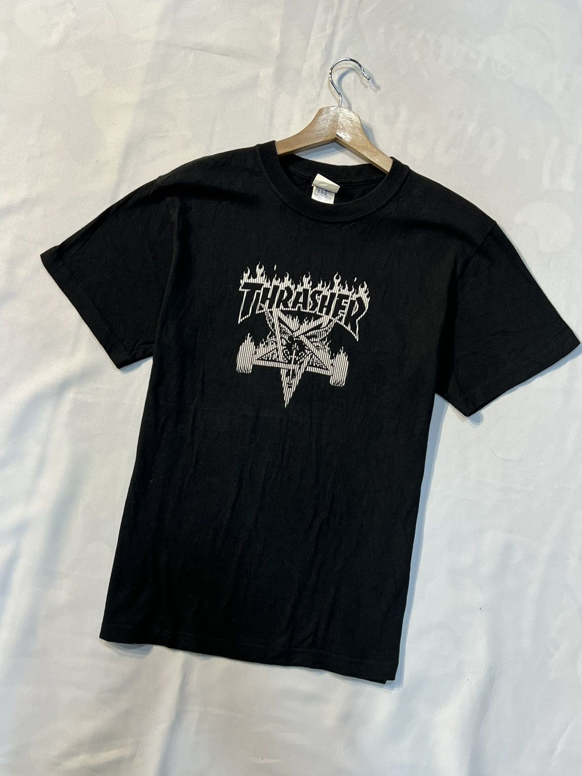 Thrasher × Vintage THRASHER FLAME MOTION TOKYO JAPAN RELEASE TEES Size US M / EU 48-50 / 2 - 2 Thumbnail