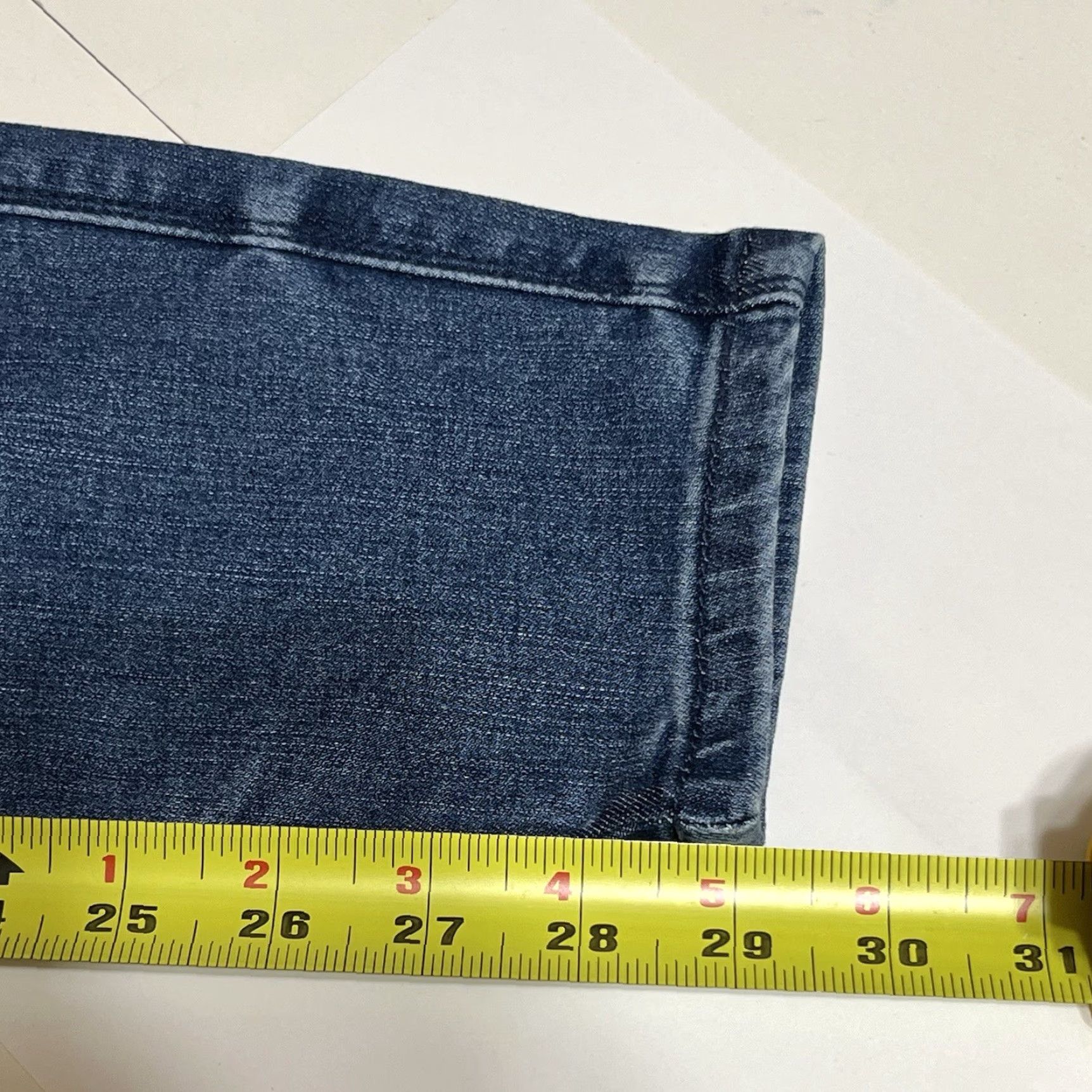 Vintage Judy Blue Jeans Womens Skinny High Rise 28x29 Blue Denim Stretch Pocket Zip Button Logo Slim Regular 5/27 29in Inseam Size 28" / US 6 / IT 42 - 6 Thumbnail
