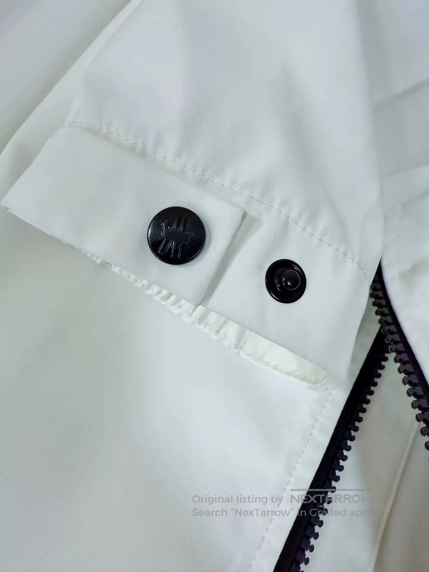 Moncler Moncler White Casual Hooded Jacket. Size S / US 4 / IT 40 - 3 Thumbnail