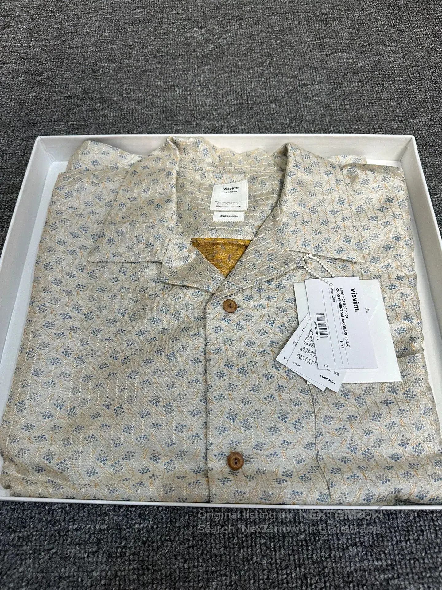 Visvim visvim silk linen blend short-sleeve shirt. Size S / US 4 / IT 40 - 2 Thumbnail