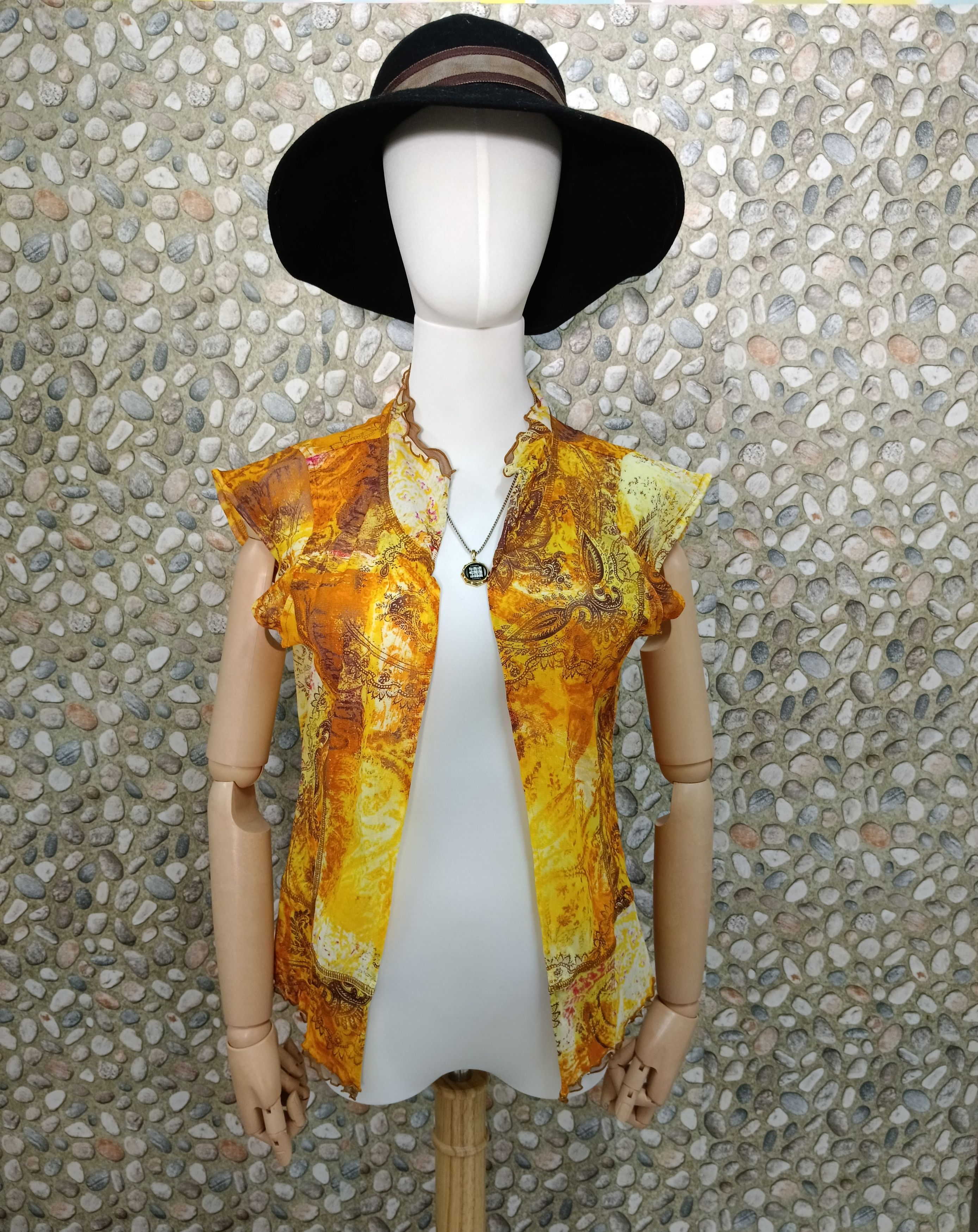 Kansai Yamamoto KANSAI YAMAMOTO PAISLEY SS16 OPEN-FRONT Size S / US 4 / IT 40 - 2 Thumbnail
