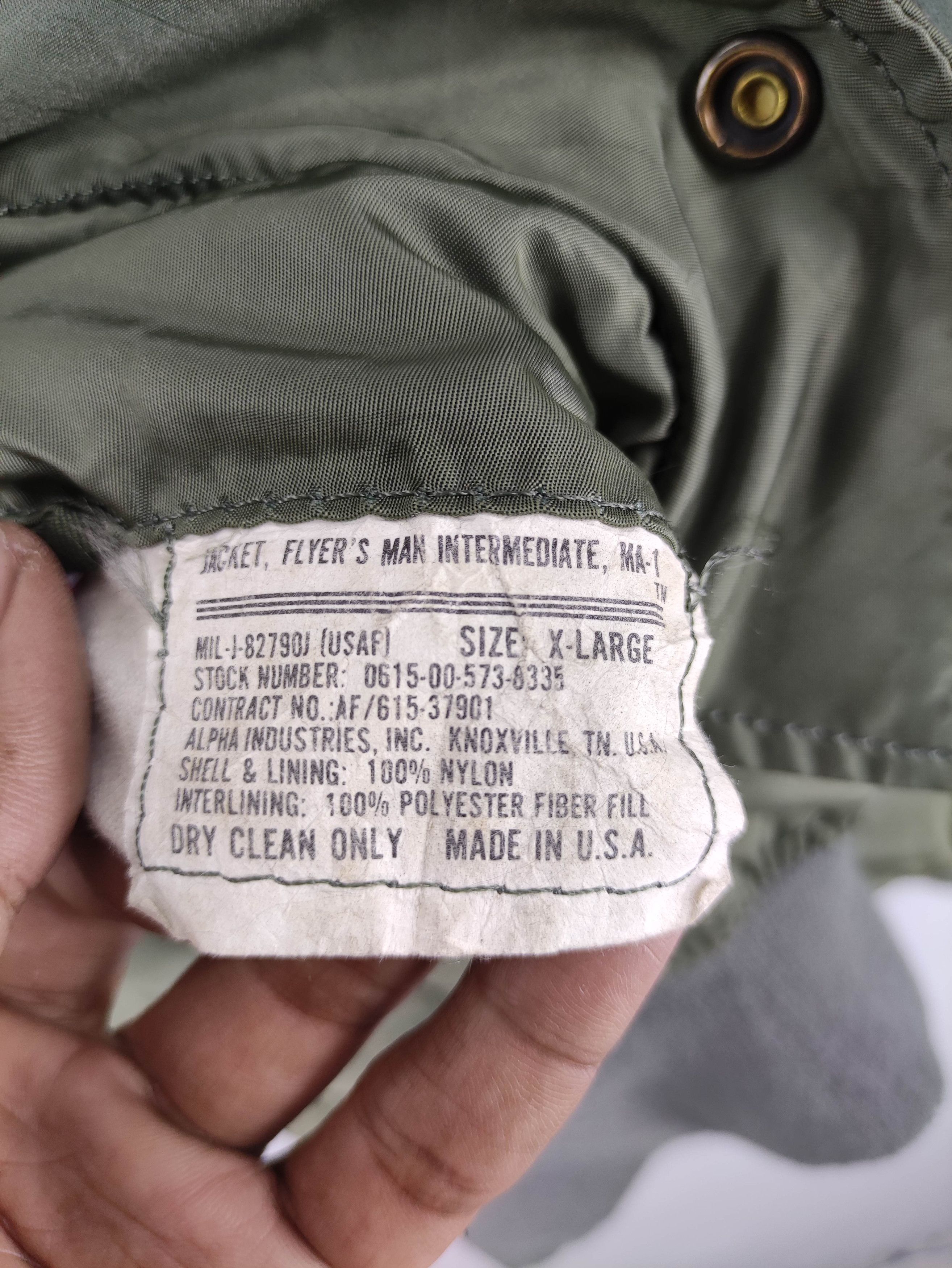 Alpha Industries Vintage Alpha Industries Ma-1 Bomber Jacket Reversible Size US XL / EU 56 / 4 - 7 Thumbnail