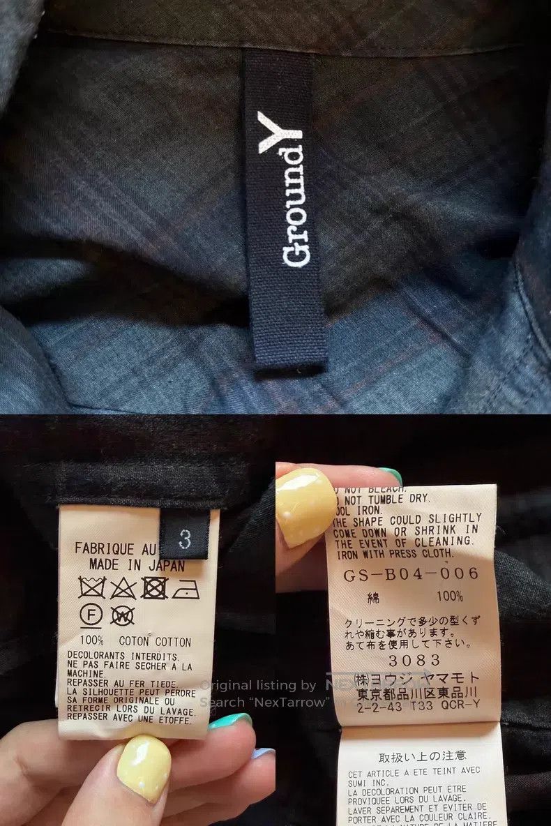 Yohji Yamamoto Yohji Yamamoto 24ss Check Zip Shirt Size US L / EU 52-54 / 3 - 7 Thumbnail