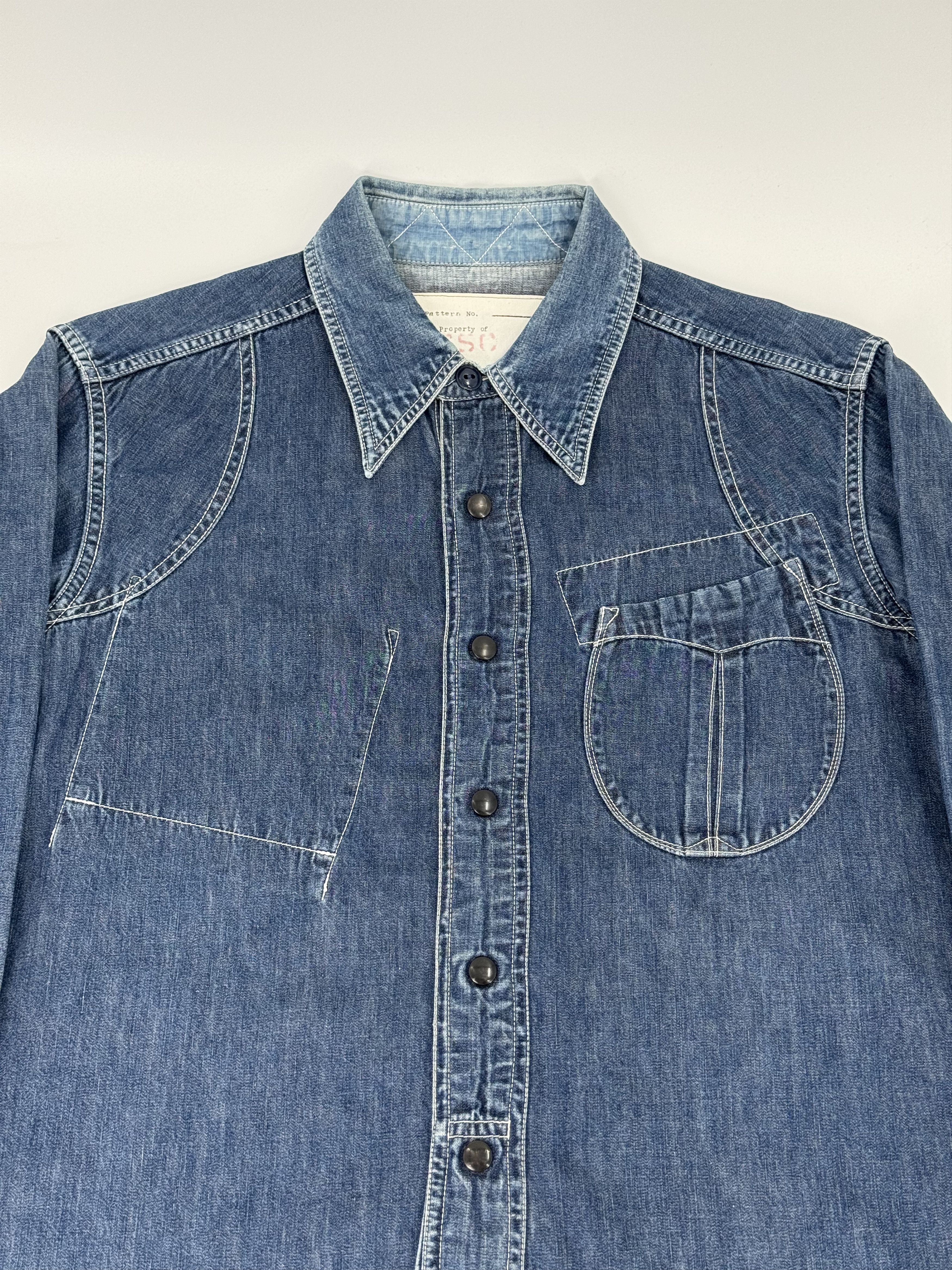 Mister Freedom × Sugar Cane Mister Freedom x Sugar Cane Denim Shirt CPO Small Japan Size US S / EU 44-46 / 1 - 2 Thumbnail