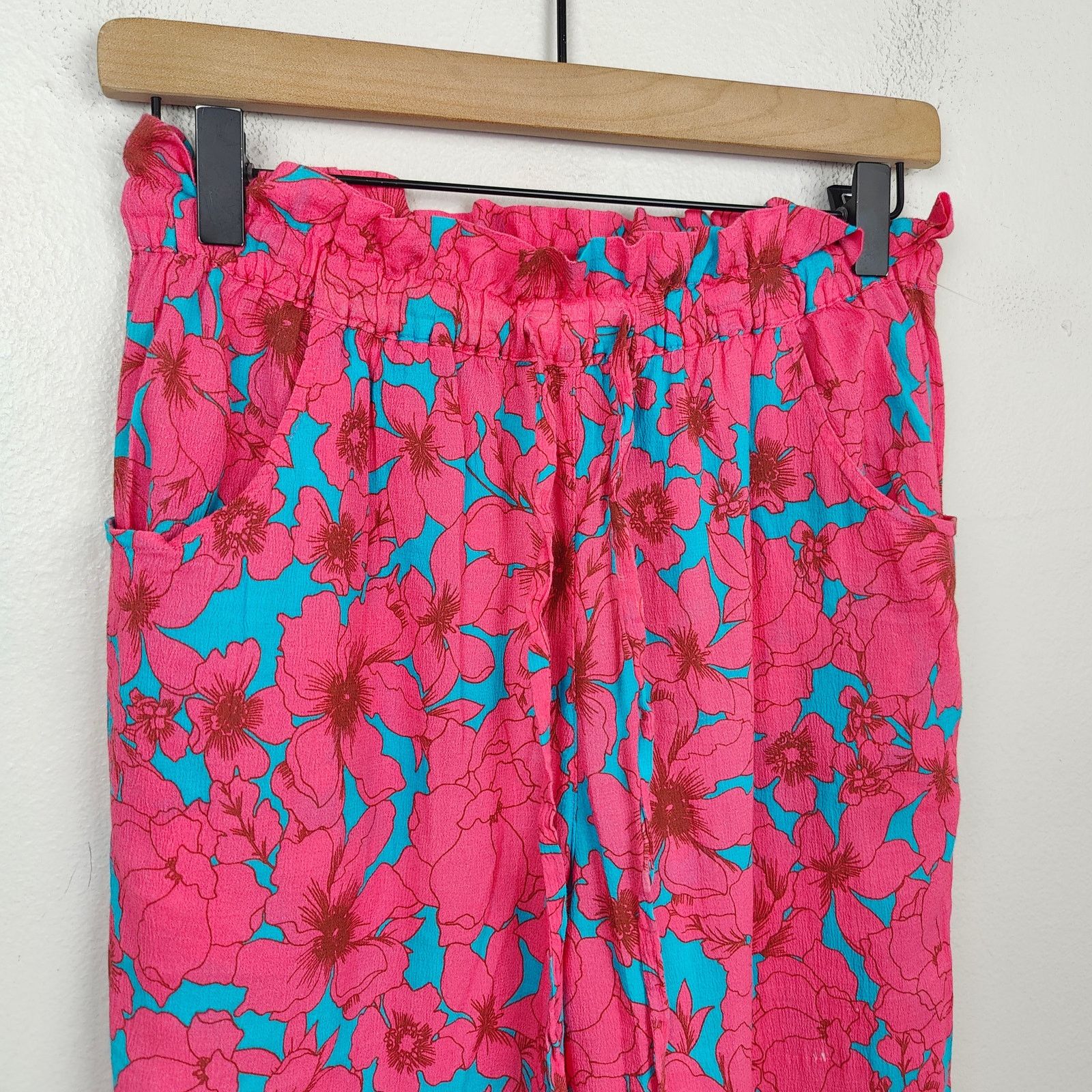 Xirena Xirena Paxtyn Pants Womens Small Pink Blue Floral Size 27" / US 4 / IT 40 - 2 Thumbnail