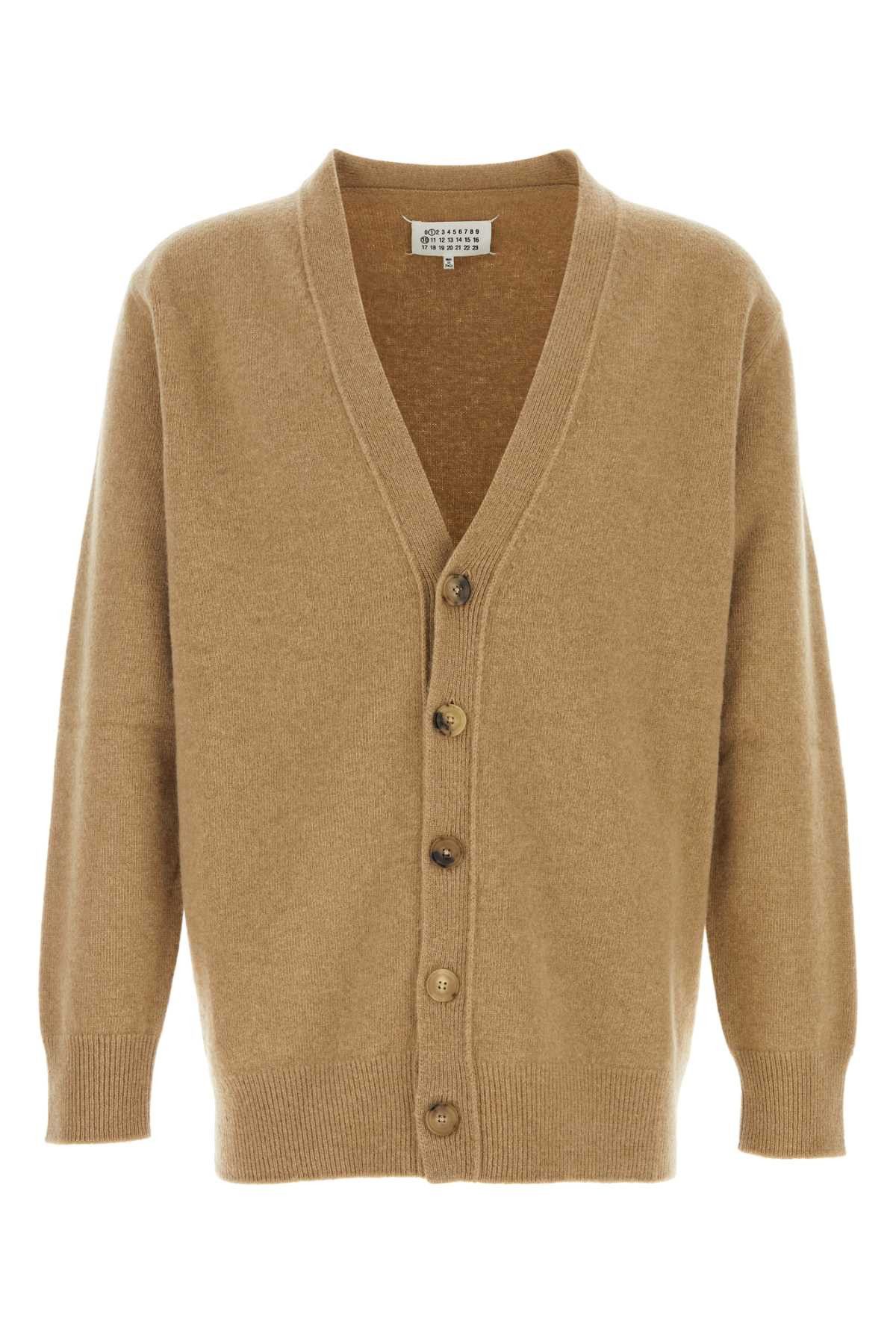 Maison Margiela Cappuccino Wool Cardigan Size US S / EU 44-46 / 1 - 1 Thumbnail