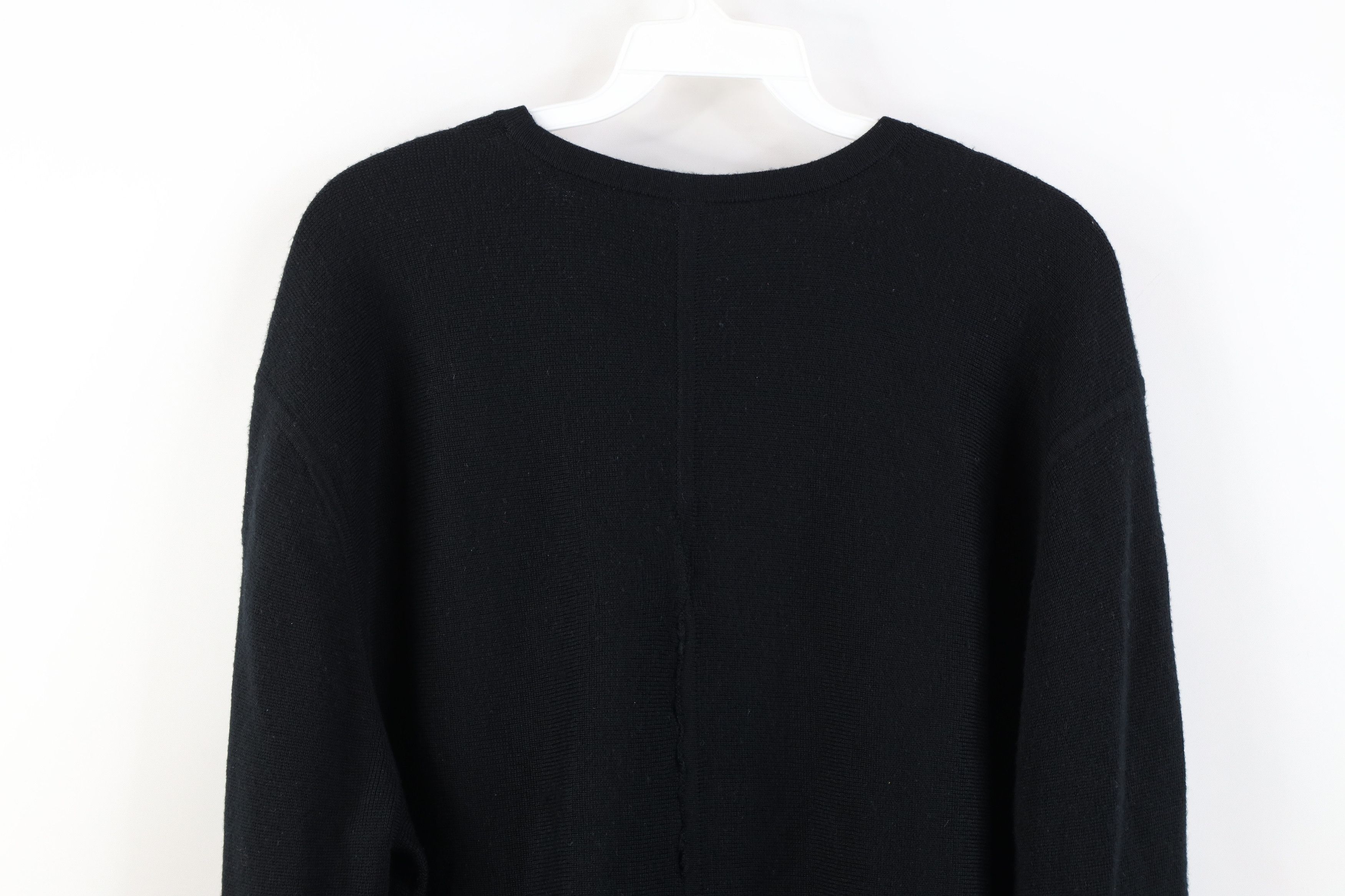 Lululemon Lululemon Blank Merino Wool Knit Crewneck Sweater Black Size US L / EU 52-54 / 3 - 13 Thumbnail