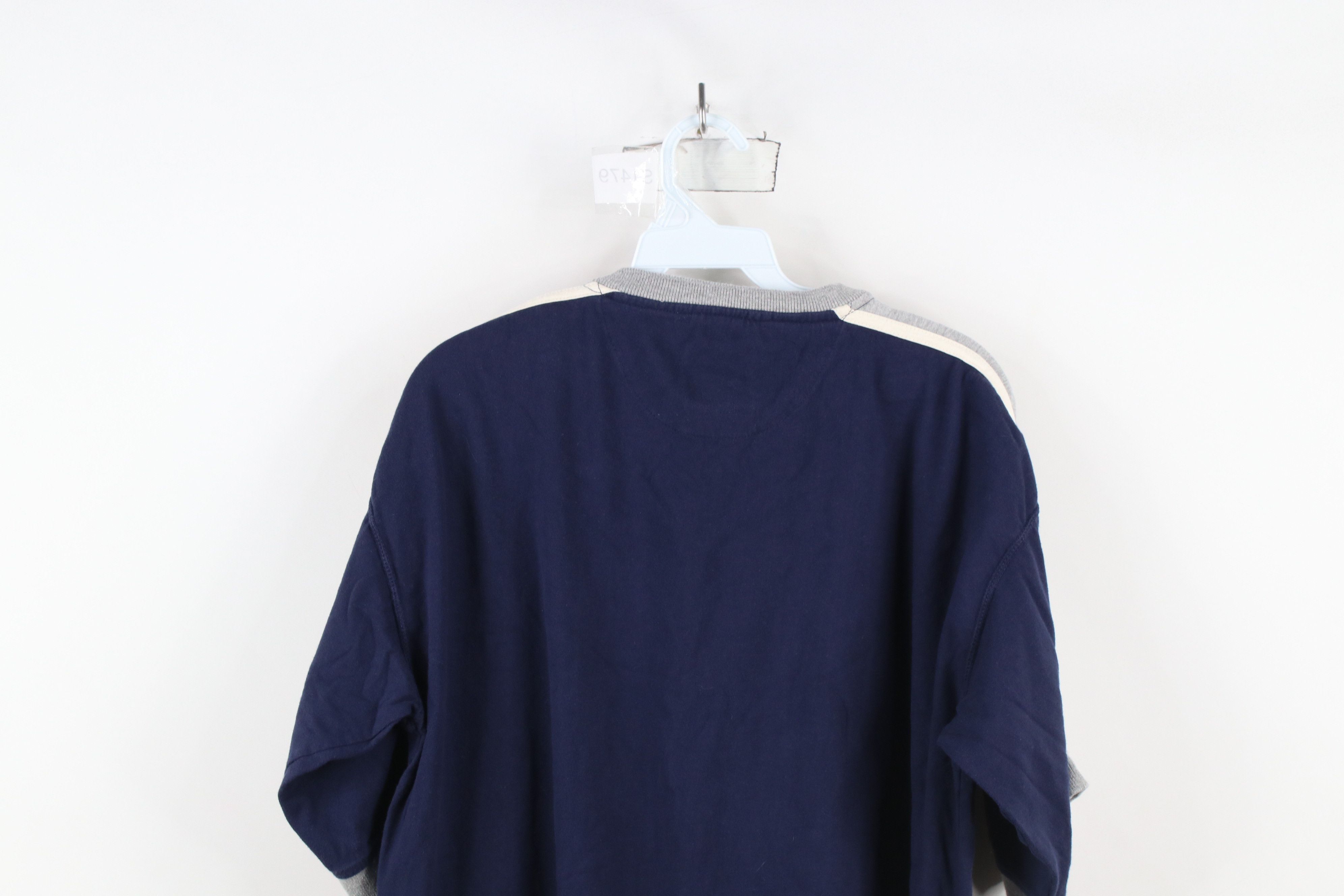 Vintage Vintage 90s Streetwear Block Heavyweight T-Shirt Cotton Size US L / EU 52-54 / 3 - 10 Thumbnail
