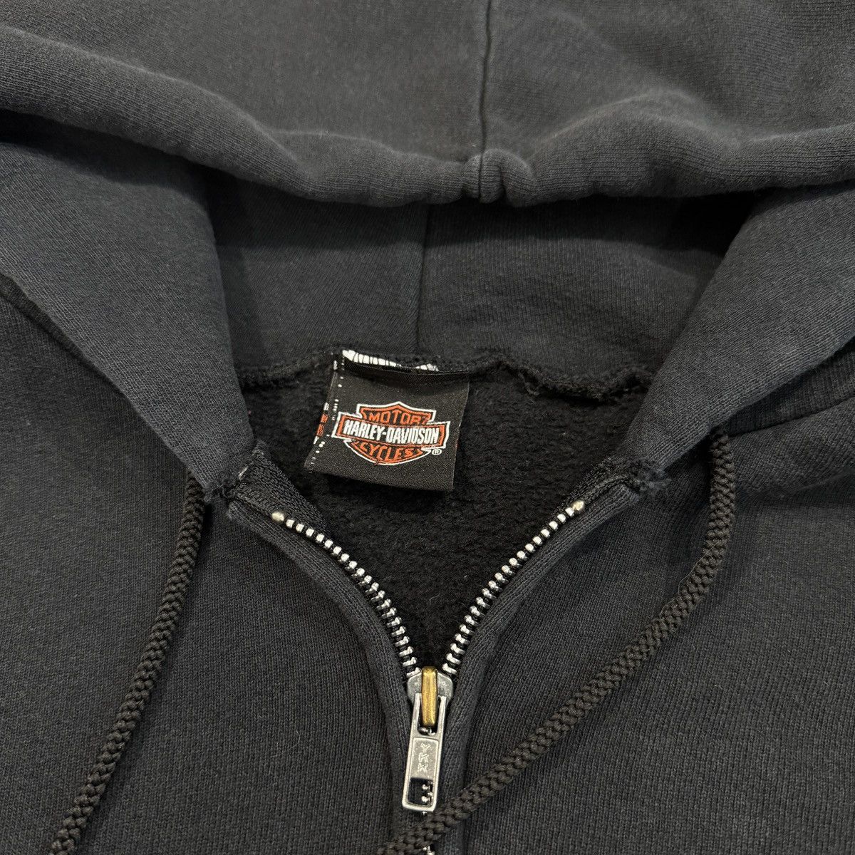 Harley Davidson Thrashed Faded Distressed Harley Hoodie ERD Grunge Chrome Size US XXL / EU 58 / 5 - 6 Thumbnail