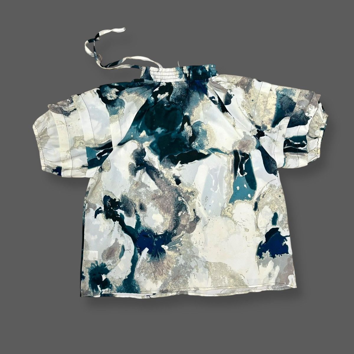 Other Alex & Lili Women’s Watercolor Colors Tie Neck Blouse Sz M Size M / US 6-8 / IT 42-44 - 6 Thumbnail