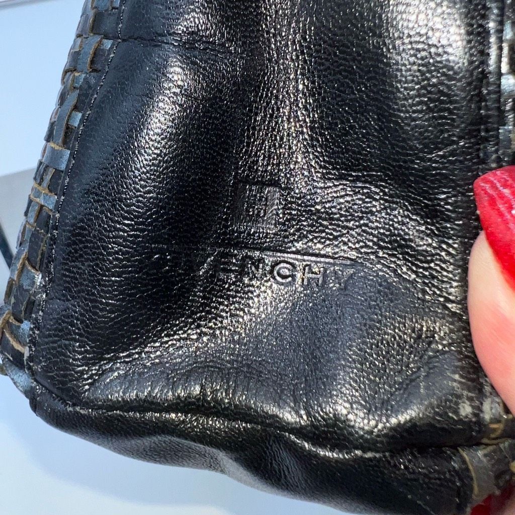 Givenchy Givenchy Vintage Woven Signature with Acrylic Handles Size ONE SIZE - 5 Thumbnail