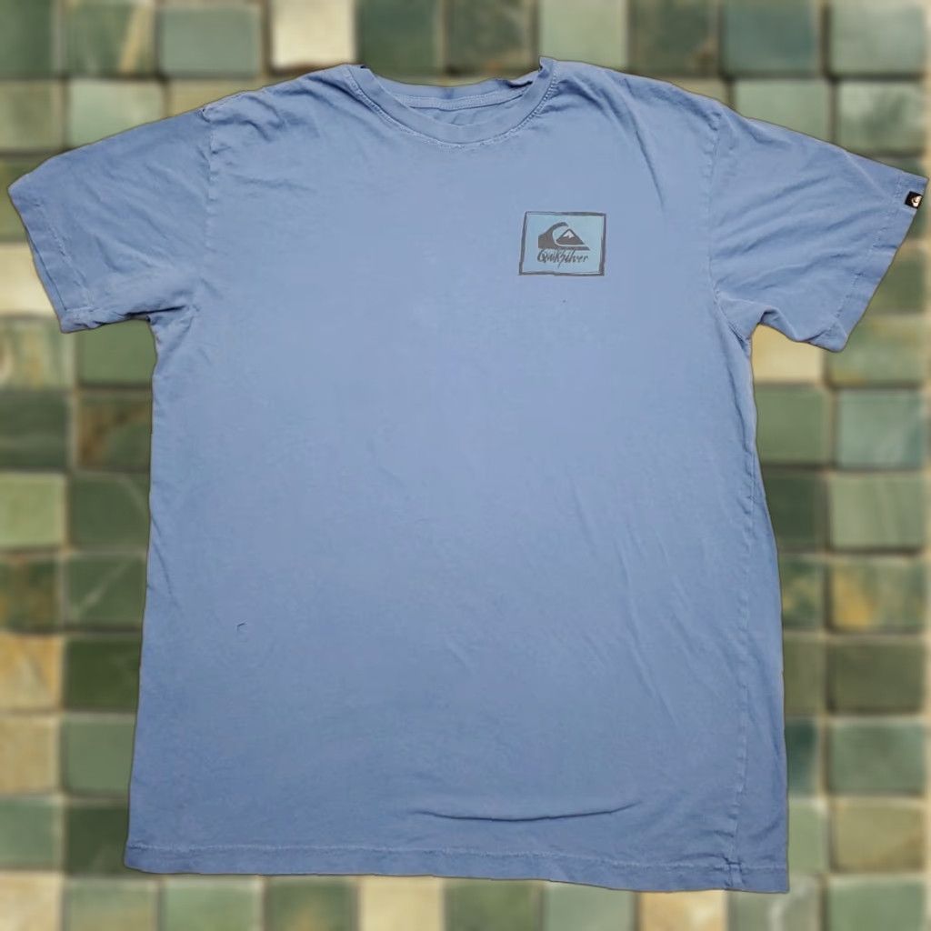 Quiksilver VINTAGE Quiksilver Shirt Men XL Blue Short Sleeve Surf Skate Y2K Tee Retro Crew Size US XL / EU 56 / 4 - 1 Thumbnail