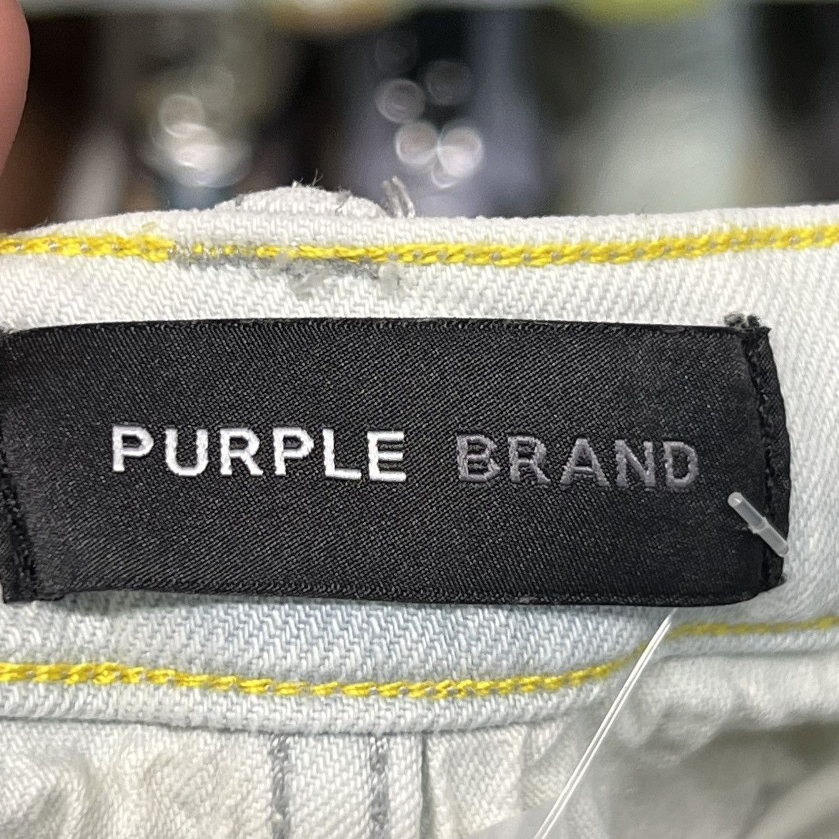 Purple Brand Purple Brand Mid Rise Straight Jeans Faded Icy Light Indigo Size US 34 / EU 50 - 3 Thumbnail