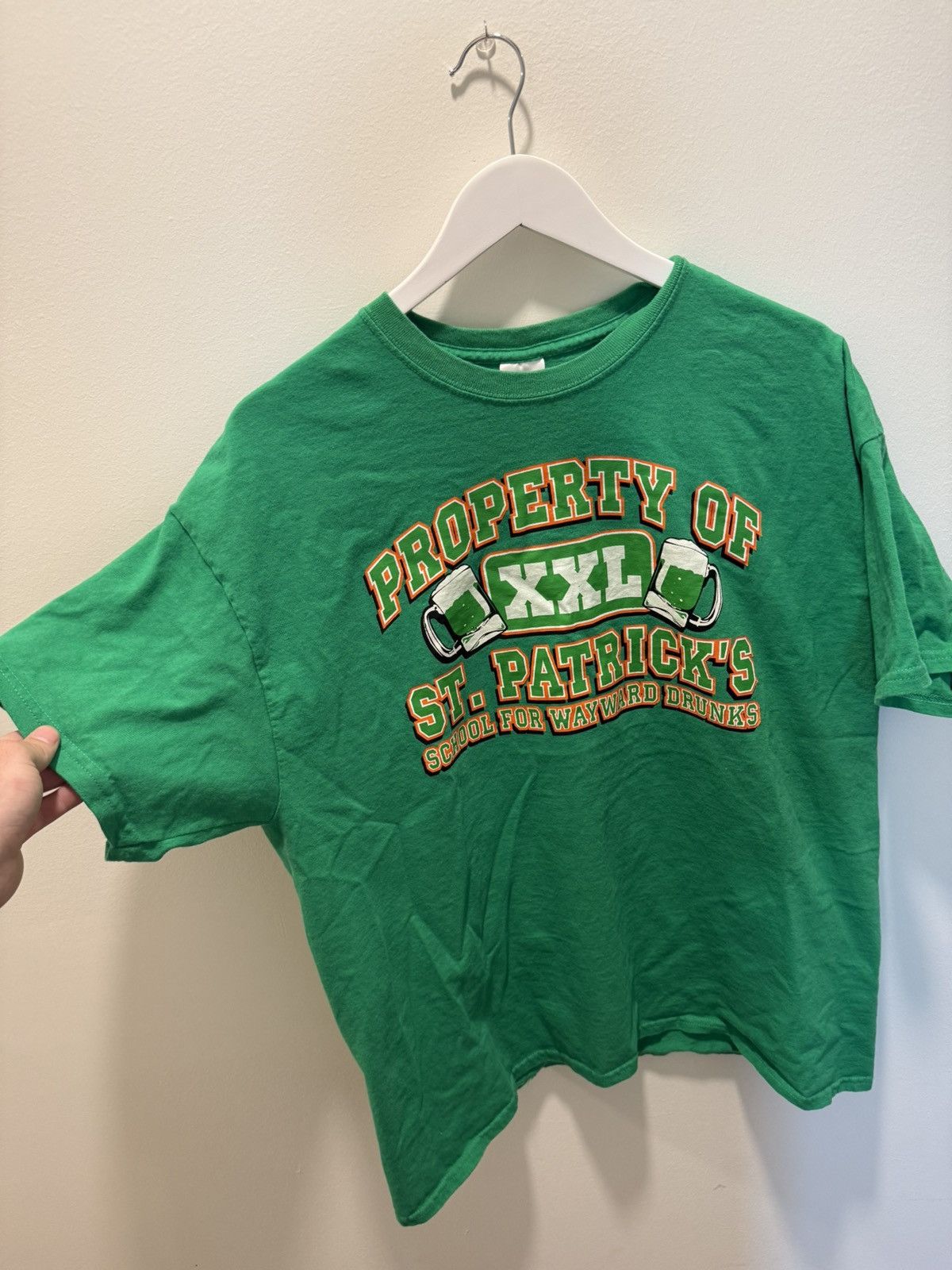 Vintage VTG ST PATRICKS WAYWARD DRUNKS TEE Size US XL / EU 56 / 4 - 2 Thumbnail