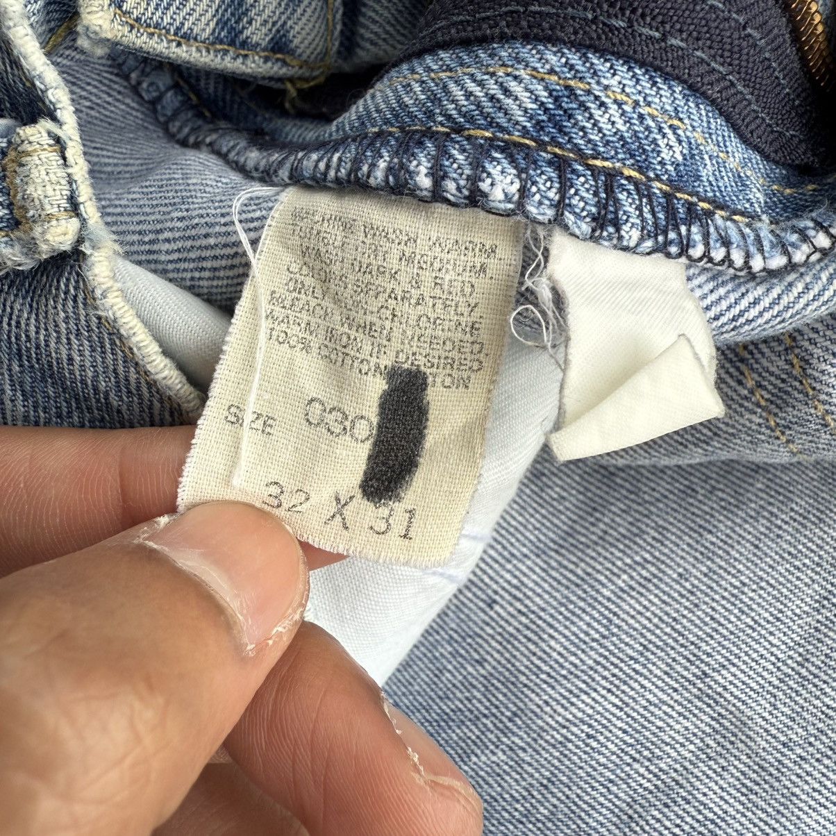 Lee VINTAGE LEE RIDER STRAIGHT FADED RIPPEP JEAN PANTS Size US 32 / EU 48 - 15 Thumbnail