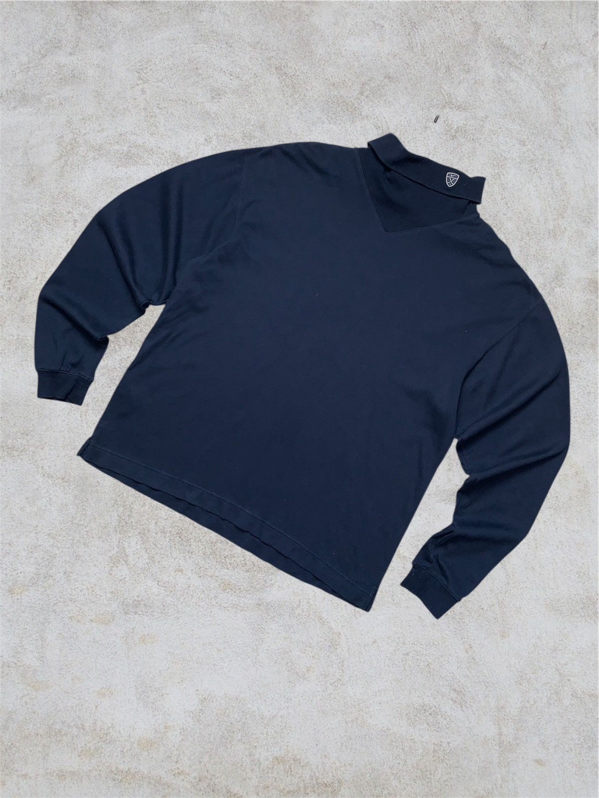 Nike Nike vintage turtle neck long sleeve tee size L navy Size US L / EU 52-54 / 3 - 1 Thumbnail