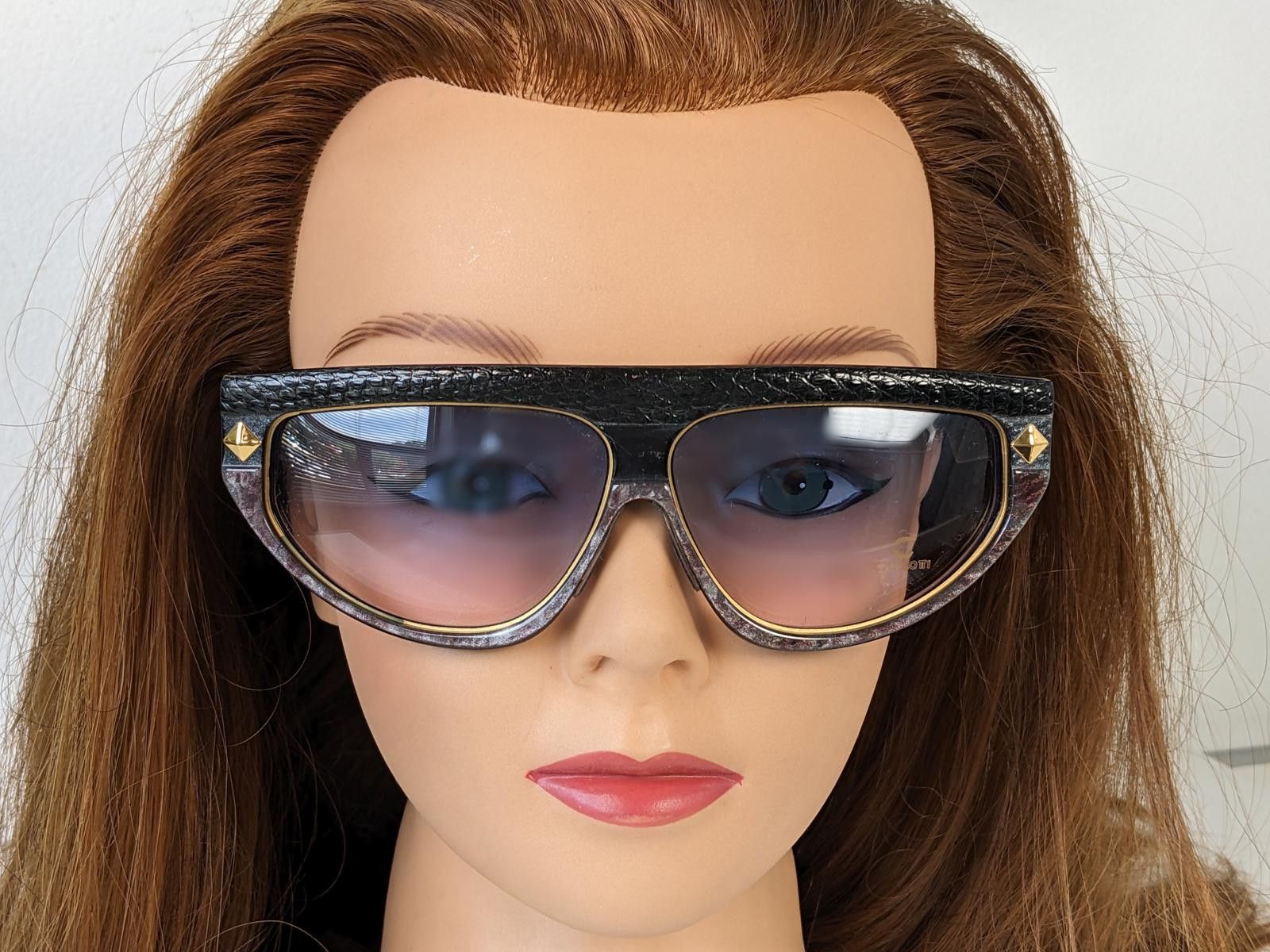 Other Claudia Carlotti France Stratos CC21 Snake Sunglasses Black Size ONE SIZE - 3 Thumbnail