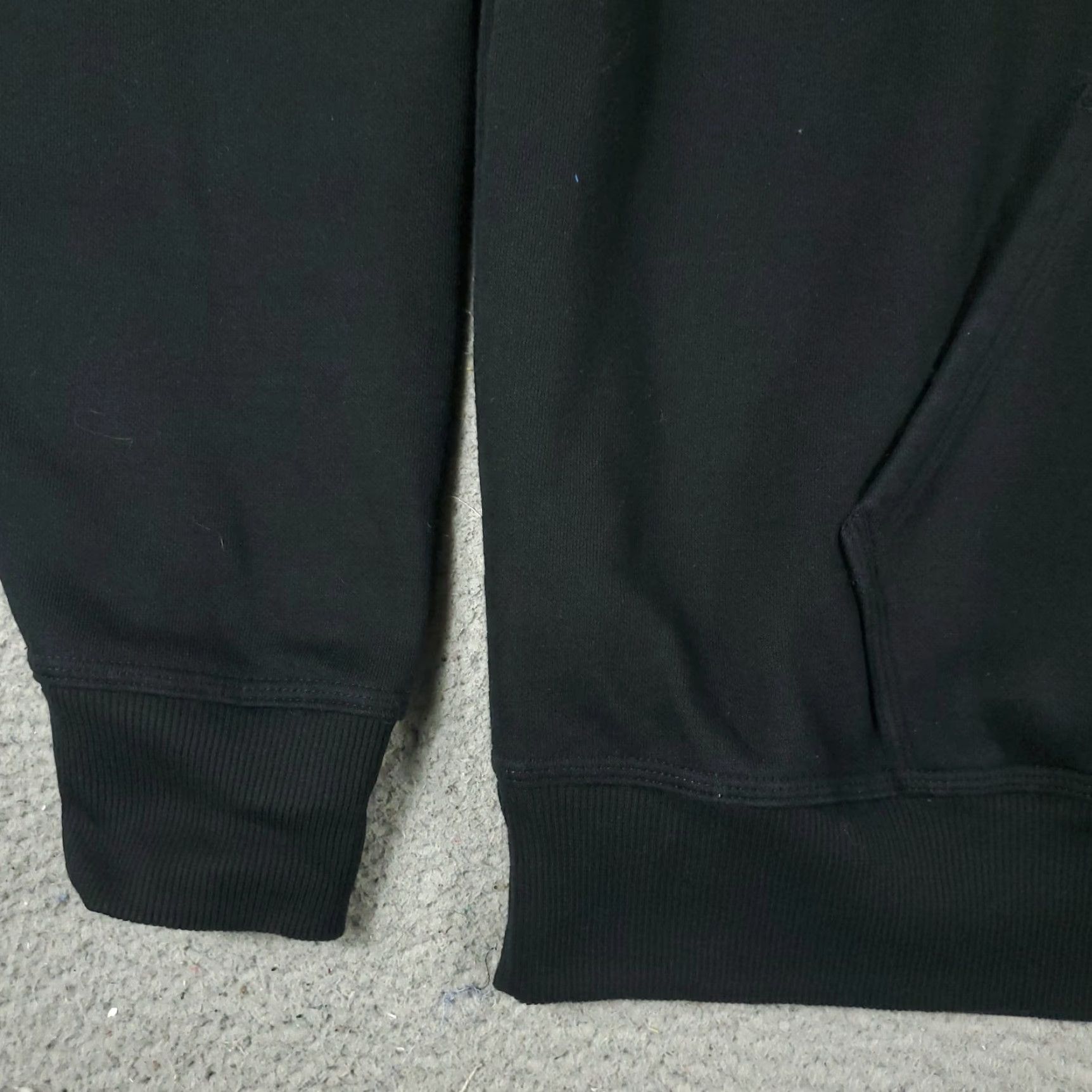 Champion VINTAGE Champion Hoodie Pullover Mens Large Black Cotton Blend Logo Long Sleeve All Seasons Size US L / EU 52-54 / 3 - 3 Thumbnail