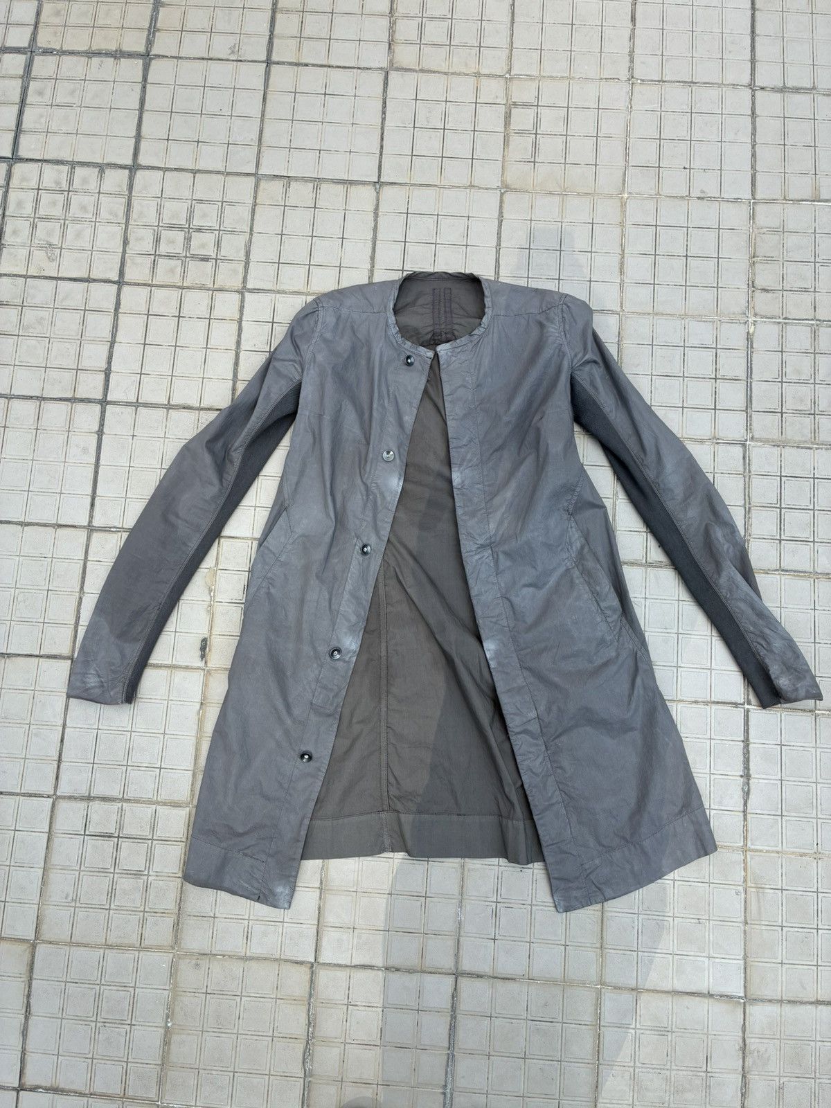 Rick Owens Rick Owens DRKSHDW 2018FW Waxed Jacket Size US S / EU 44-46 / 1 - 5 Thumbnail