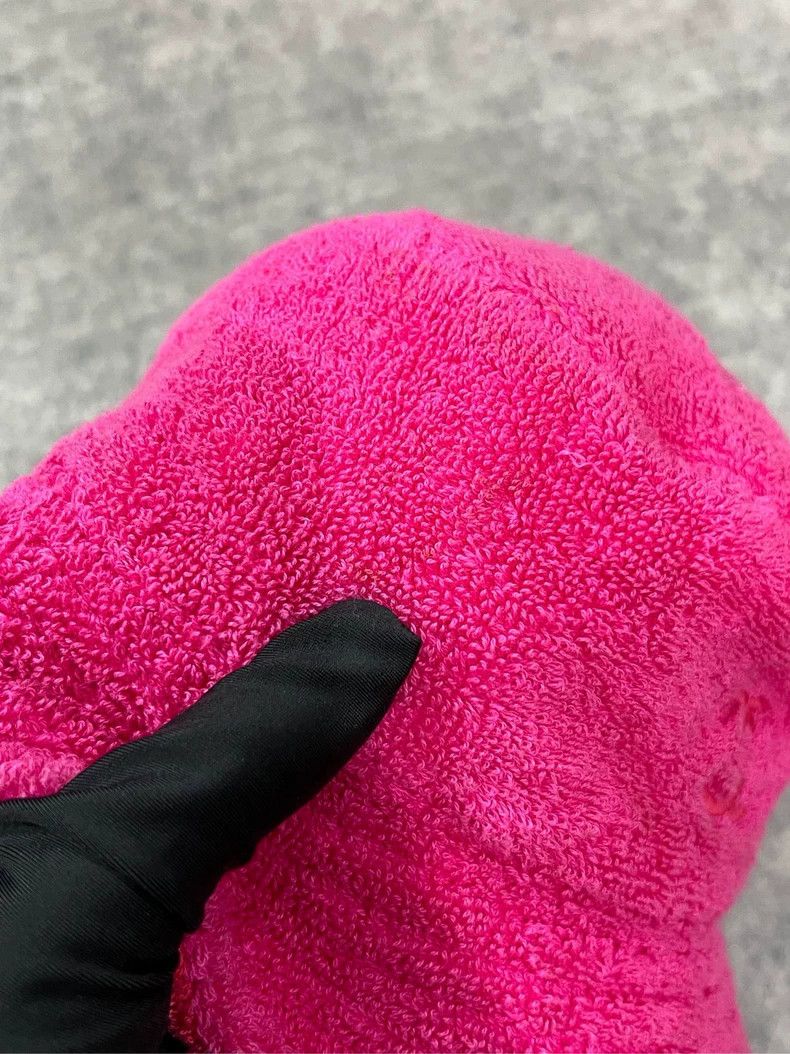 Chanel Chanel Pink embroidered double C towel fisherman's hat Size ONE SIZE - 5 Thumbnail