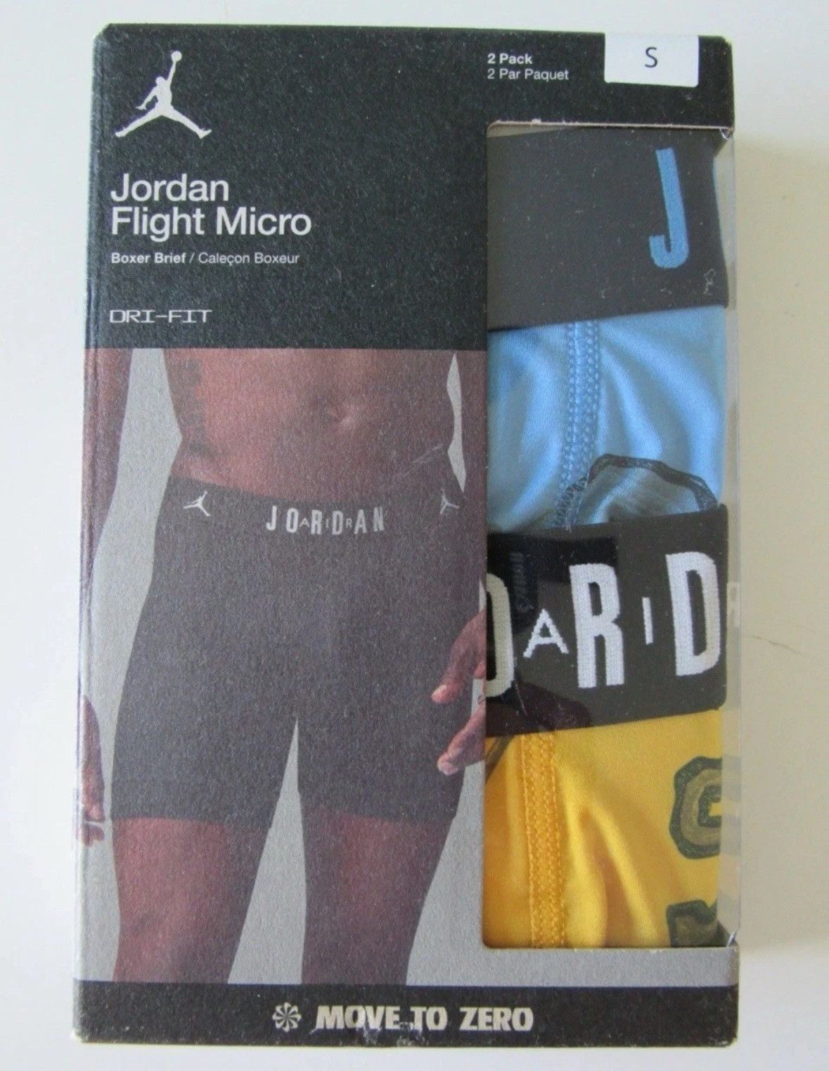 Nike Size S Air Jordan Flight micro Men’s dri-fit Boxer Briefs Size 28 - 1 Thumbnail