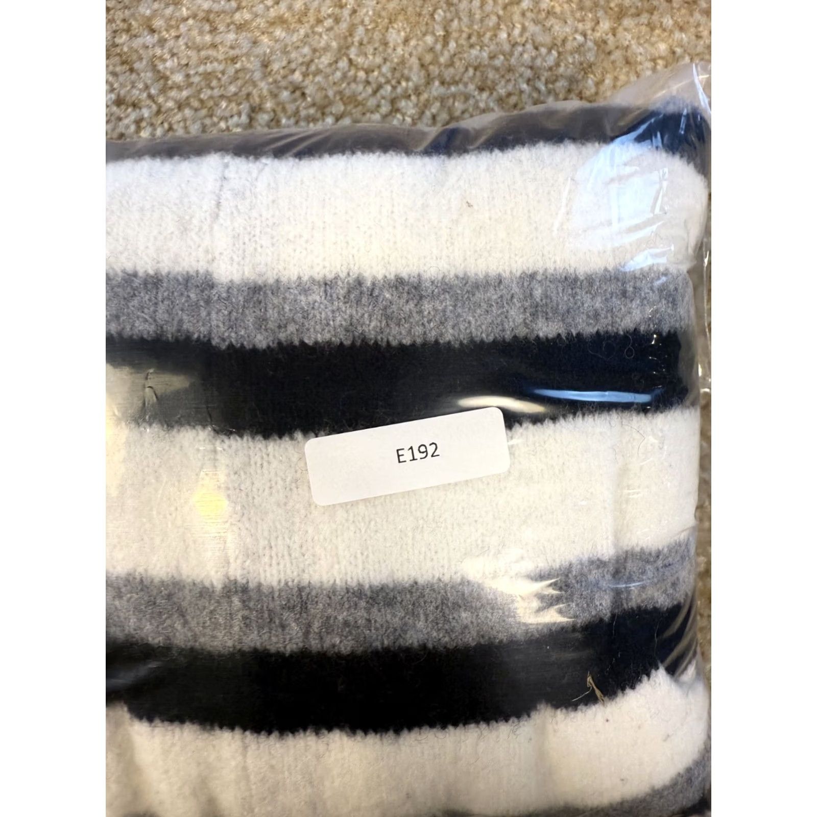 Loft LOFT Wool Blend Sweater Womens Size XS Gray Black White Striped Size XS / US 0-2 / IT 36-38 - 8 Thumbnail