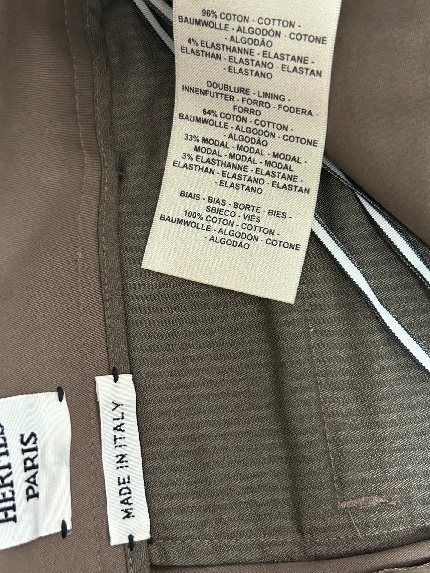 Hermes Hermes Cropped Trousers Size 34 Unused with Tags Size 25" / US 0 / IT 36 - 4 Thumbnail