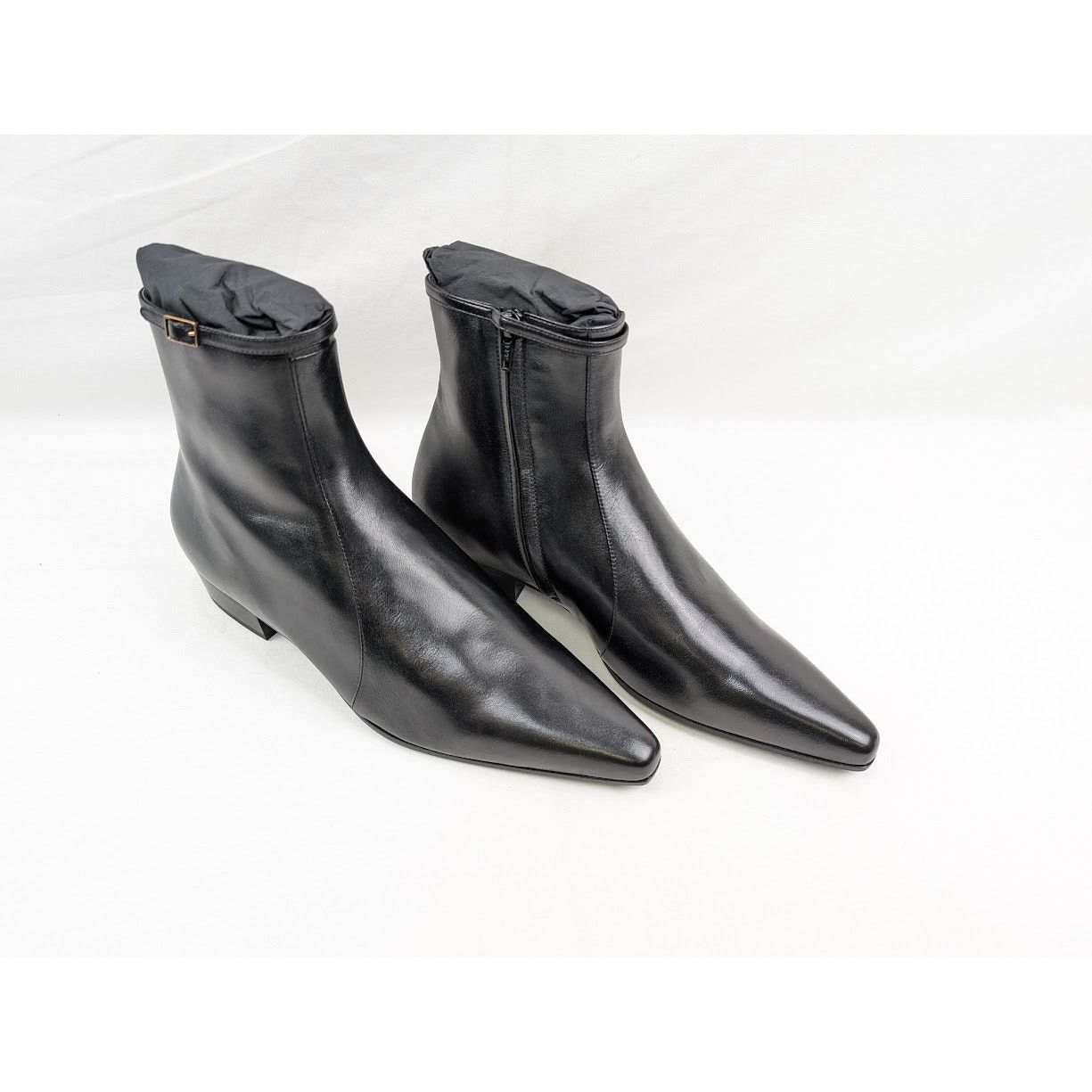 Saint Laurent Paris o1rshd1 Q:2 / Arsun 25 Zipped Boots in Nero Size US 10 / EU 43 - 13 Thumbnail