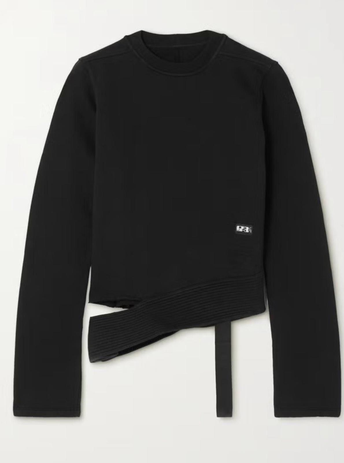 Rick Owens $680 Rick Owens DrkShdw Creatch Distressed Sweatshirt S H74 Size US S / EU 44-46 / 1 - 6 Thumbnail