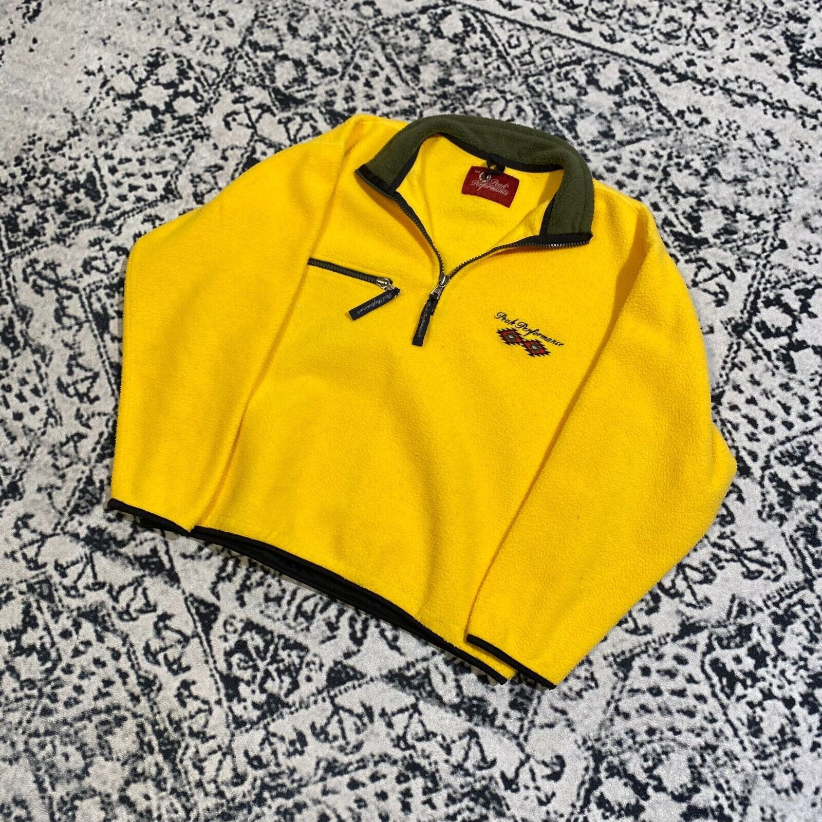 Peak Performance × Vintage Peak Performance Yellow Polyester Halfzip Fleece Size XS Size US XS / EU 42 / 0 - 2 Thumbnail