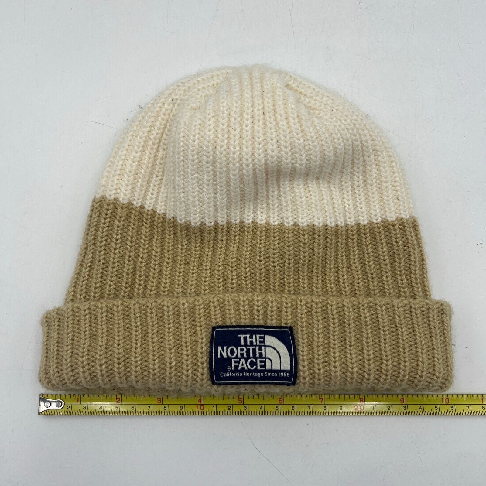 The North Face The North Face Ribbed Knit Beanie Hat Two Tone ColorBlock Size ONE SIZE - 5 Thumbnail