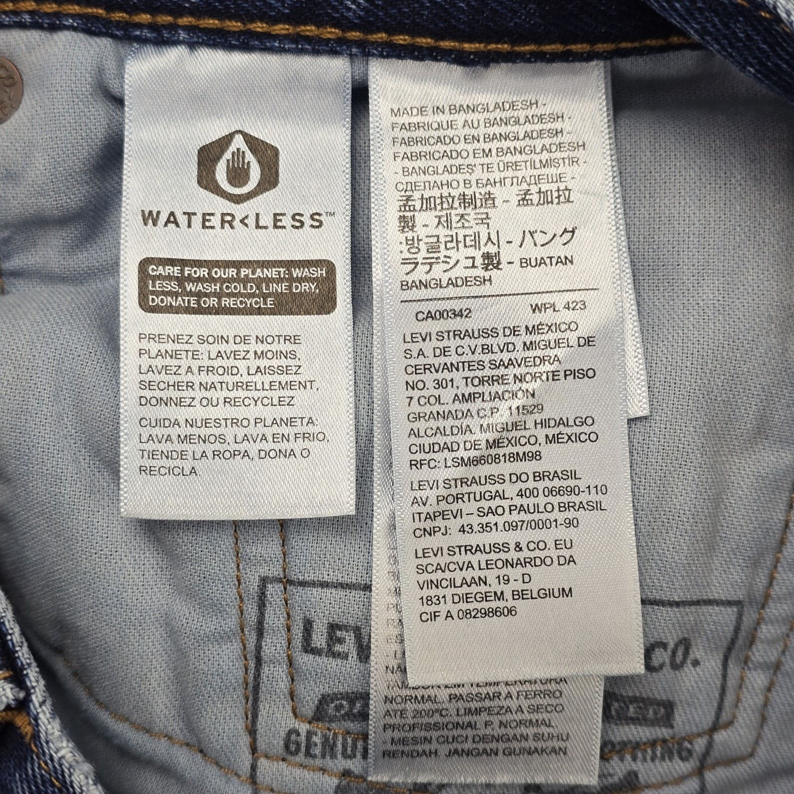Levi's Levi's Premium Strong Jeans Mens 36x28 Blue BIG E Size US 36 / EU 52 - 4 Thumbnail