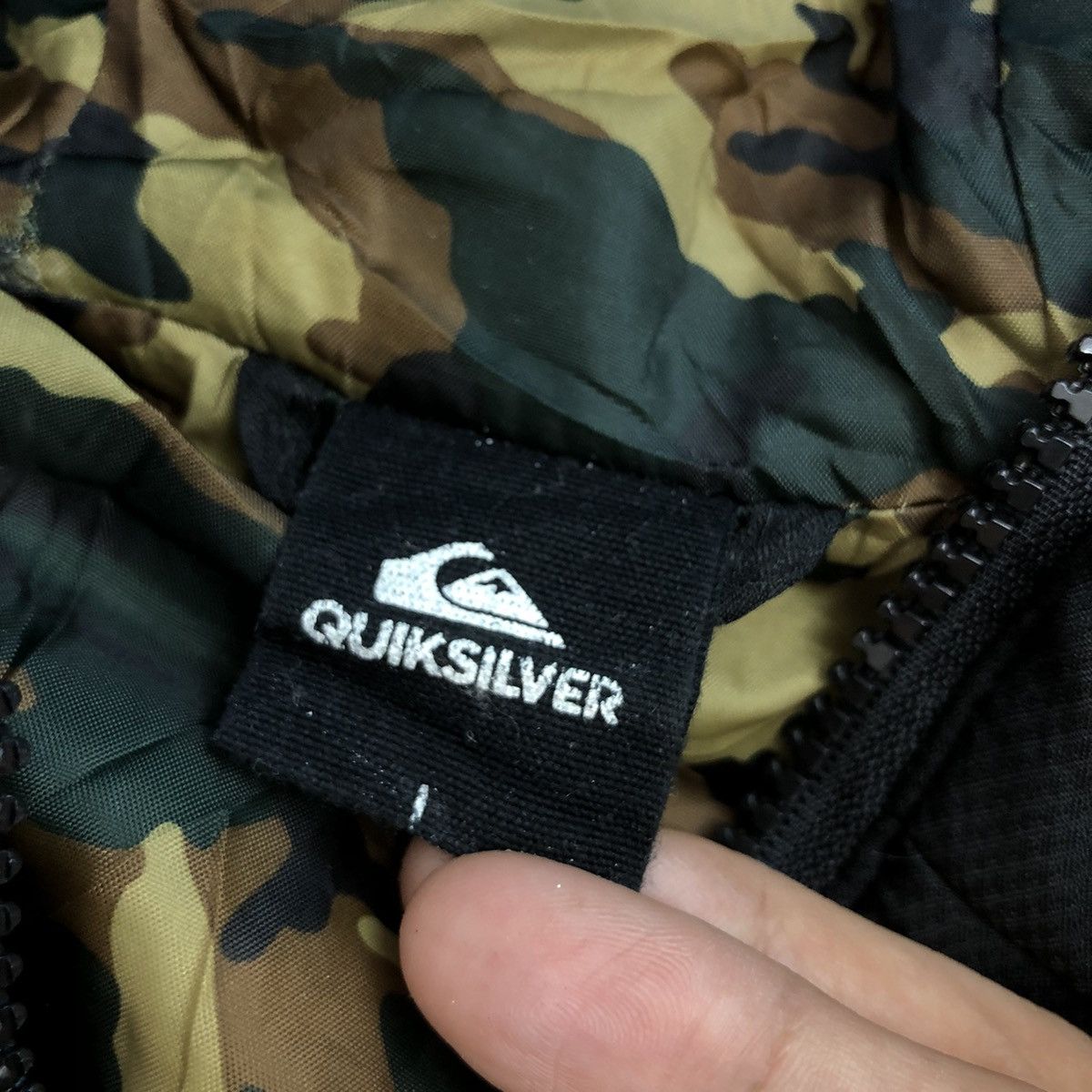 Quiksilver QUIKSILVER Light Quilted Jacket Surf Style Size US L / EU 52-54 / 3 - 5 Thumbnail